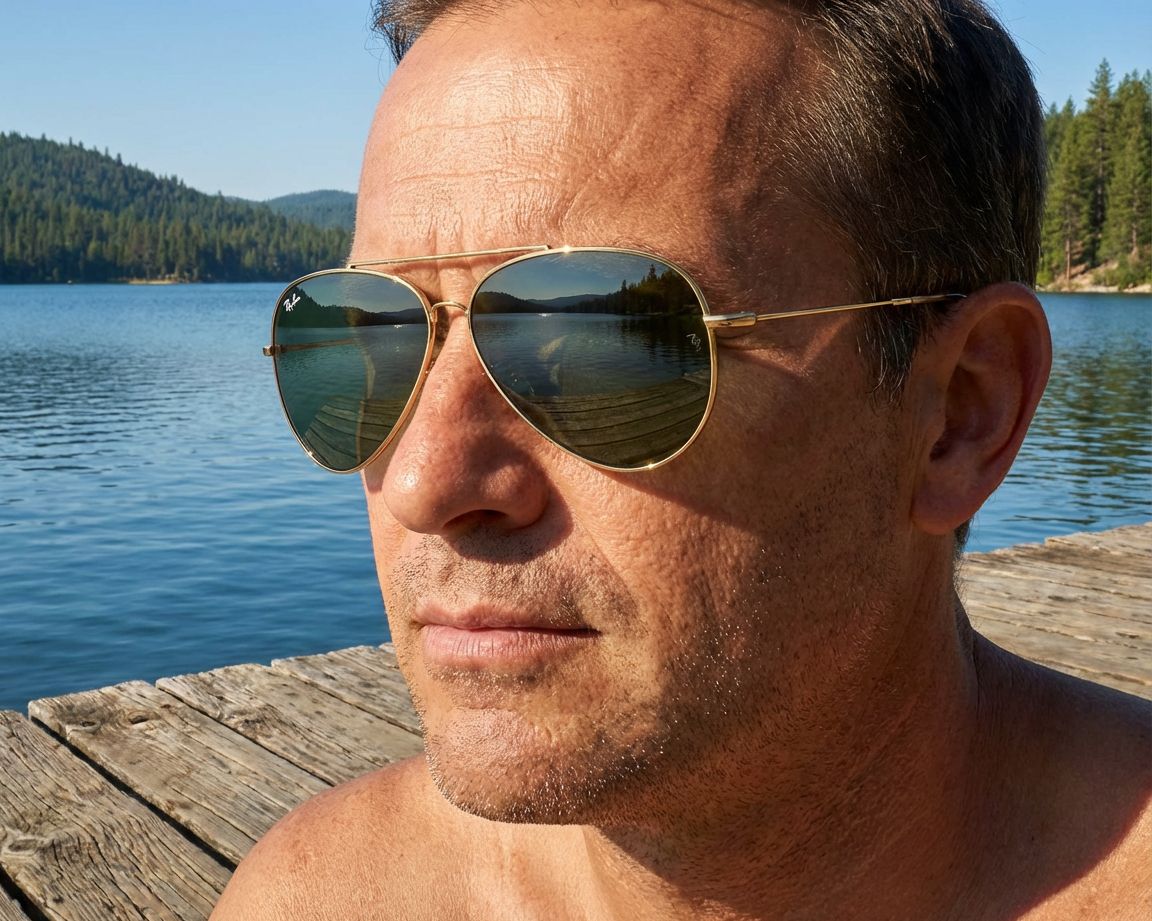 Ray-Ban RBR0101S 001/82 62-11 Or  vue 360 degr&eacute;s 8