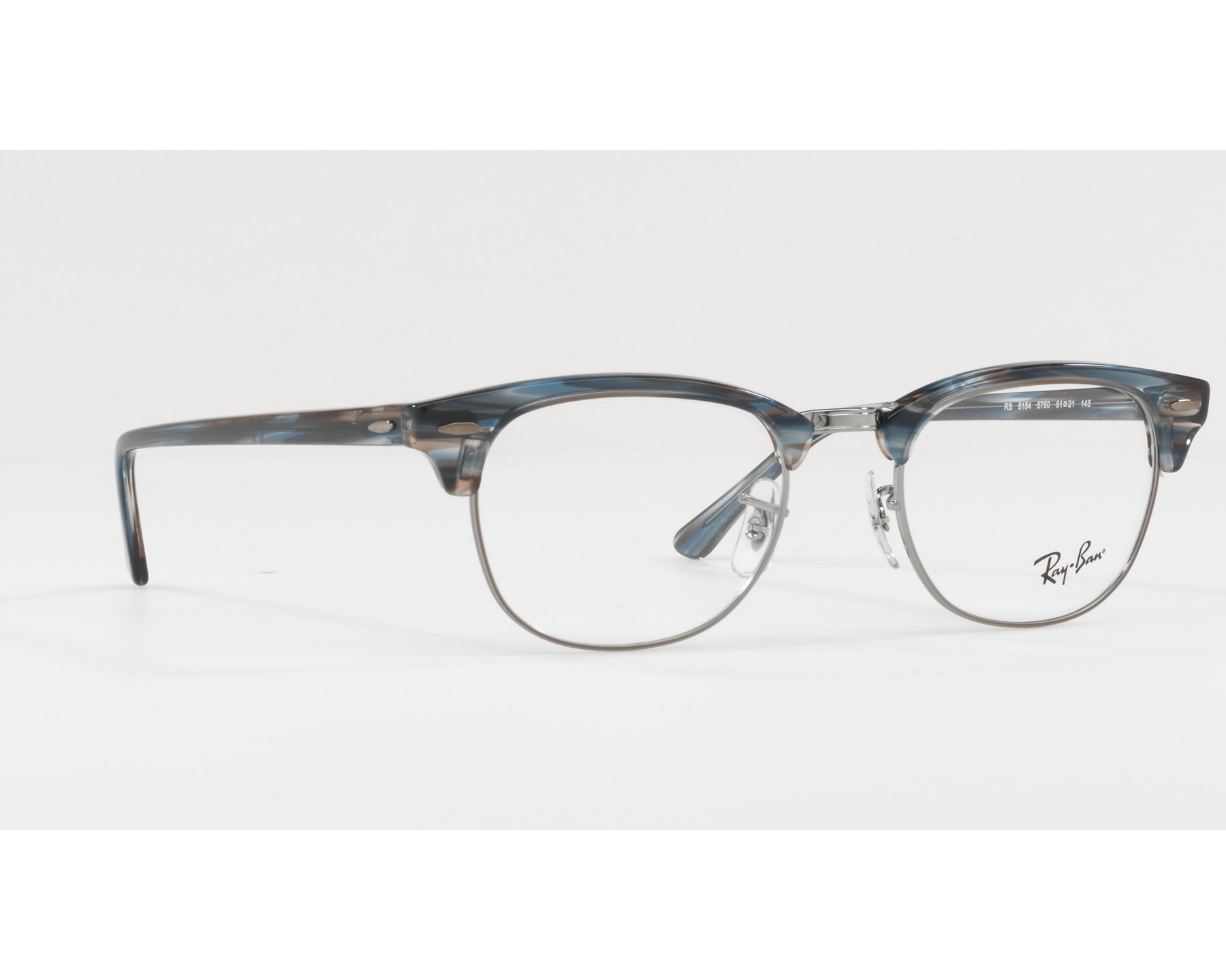 Lunettes de vue Clubmaster de Ray Ban en RX 5154 5750 Lunettes de vue Clubmaster de Ray Ban en RX 5154 5750