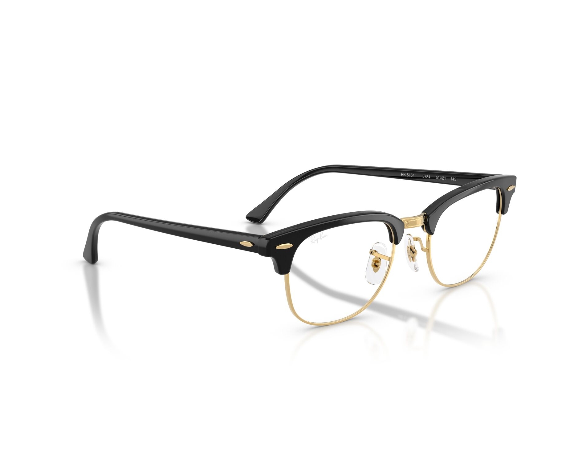 Ray-Ban RX5154 5784 51-21 Noir  vue 360 degr&eacute;s 3