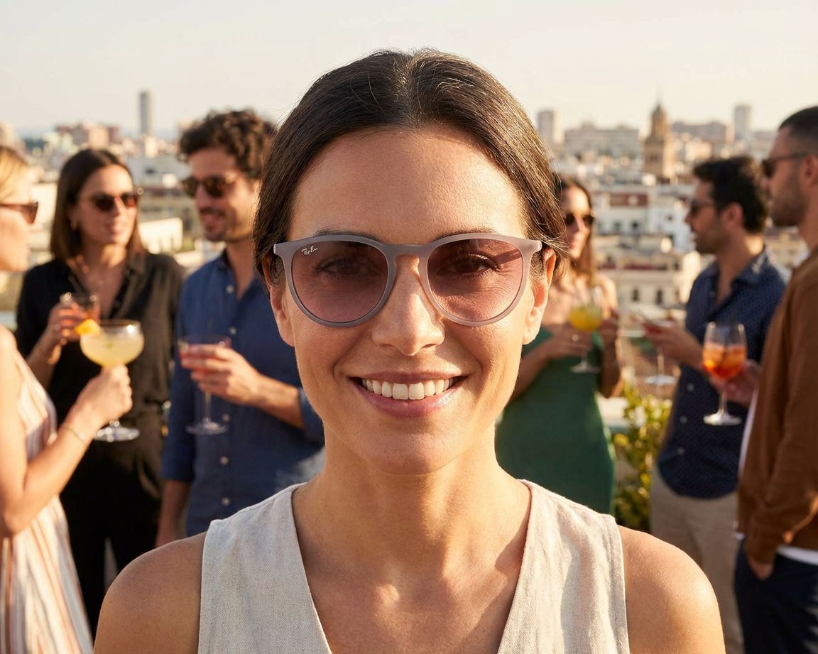 Ray-Ban RB4171 600068 54-18 Marron  vue 360 degr&eacute;s 14