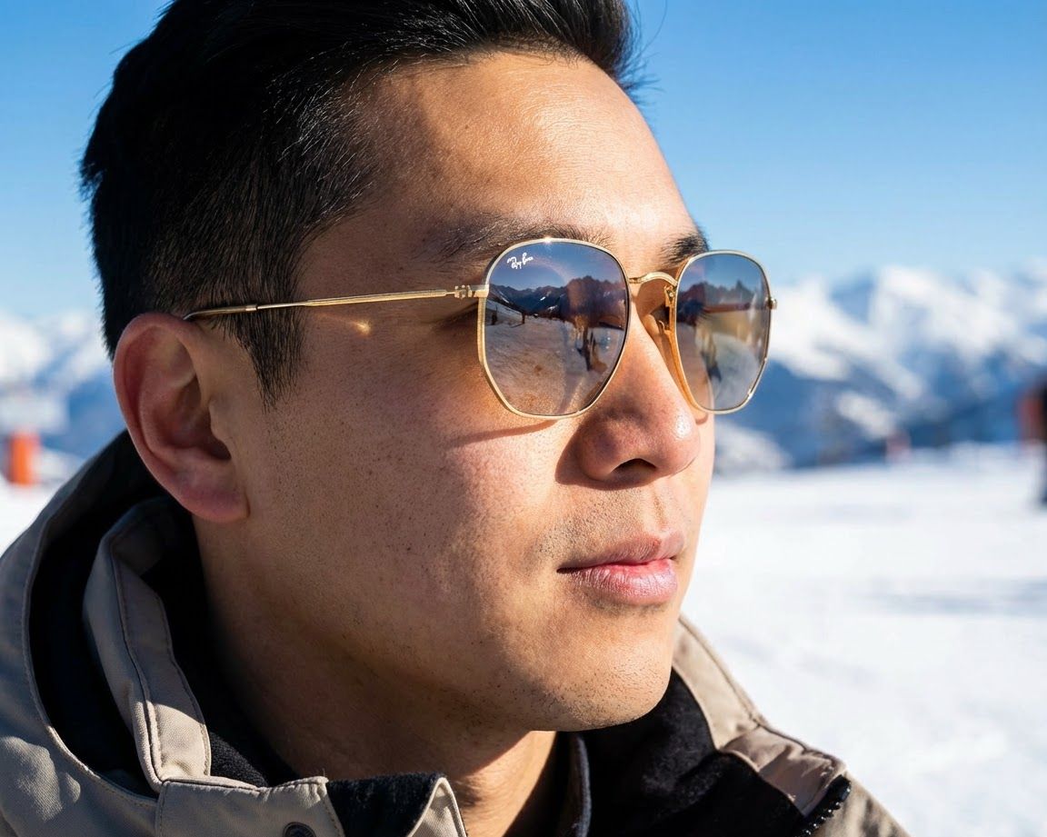 Ray-Ban RB3548N 912443 48-21 Or  vue 360 degr&eacute;s 15