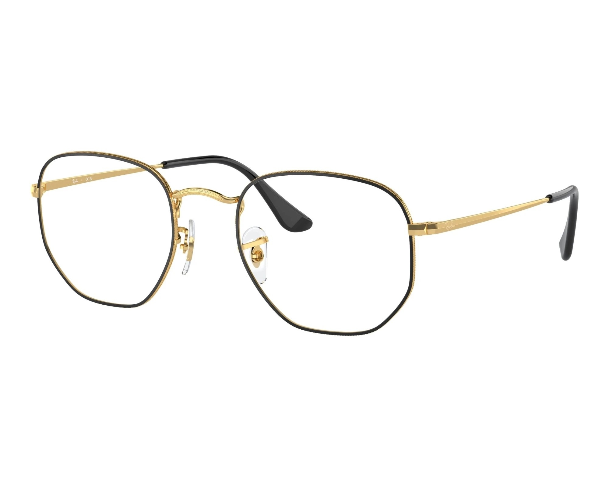 Ray-Ban RX6448 3175 48-21 Black  vue de face