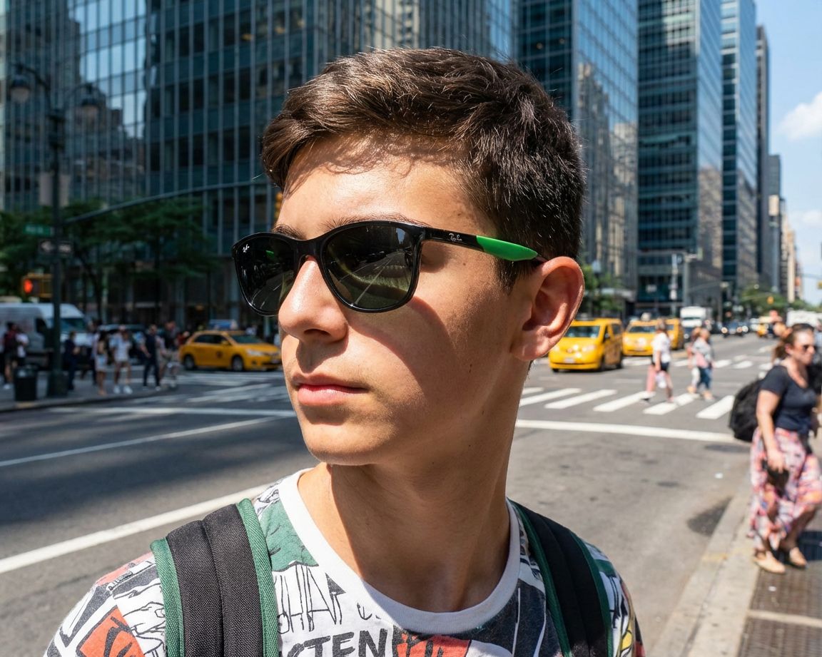 Ray-Ban RJ9077S 719371 49-16 grün  autre vue