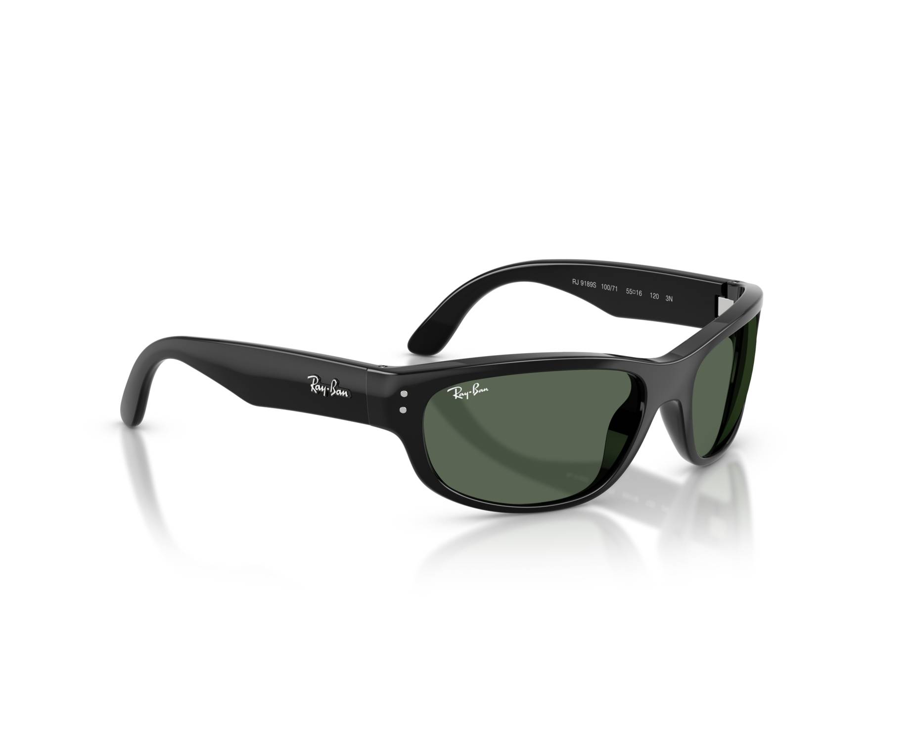 Ray-Ban RJ9189S 100/71 55-16 Noir  vue 360 degr&eacute;s 1