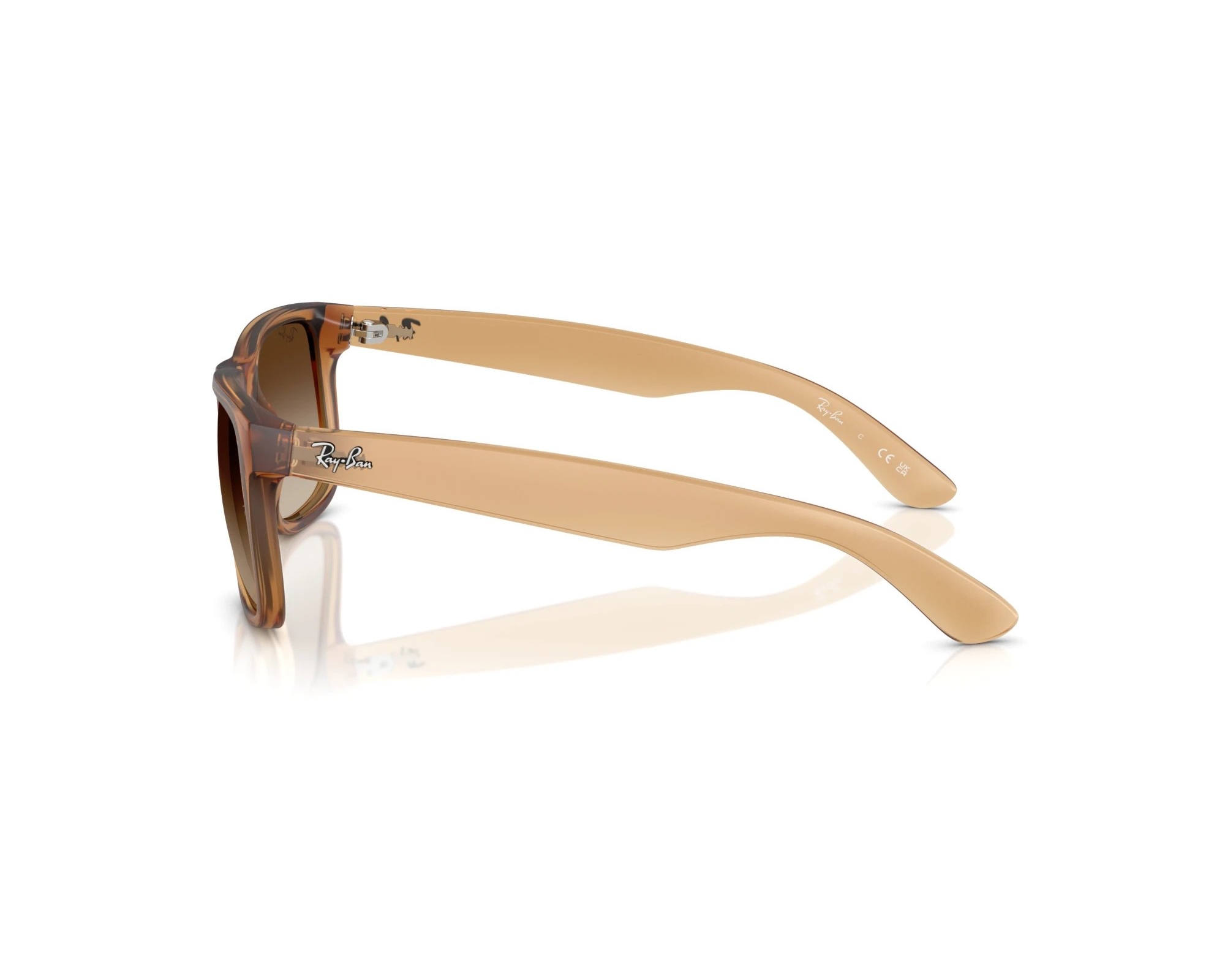 Ray-Ban RB4165 681413 - Marron  vue de face