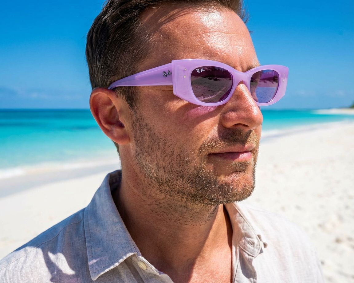 Ray-Ban RB4427 67581A 49-20 Violet  vue 360 degr&eacute;s 7