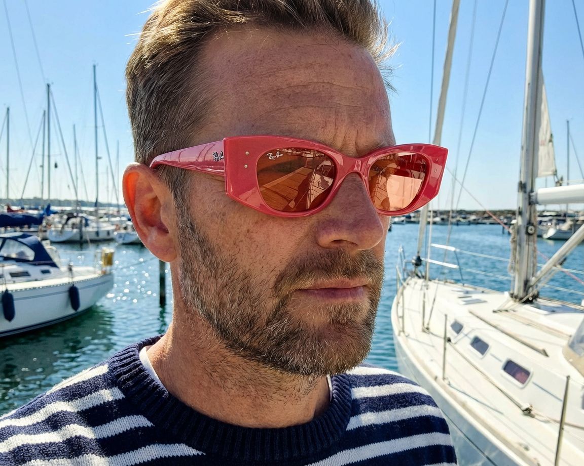 Ray-Ban RB4427 676084 49-20 Rouge  vue 360 degr&eacute;s 7