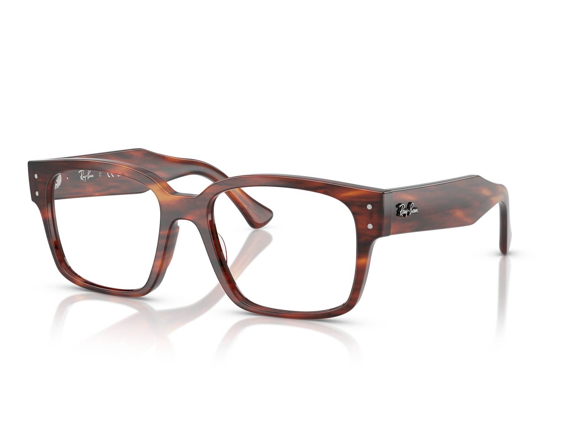 Ray-Ban RX7256 8315 53-18 Marron  vue 360 degr&eacute;s 2
