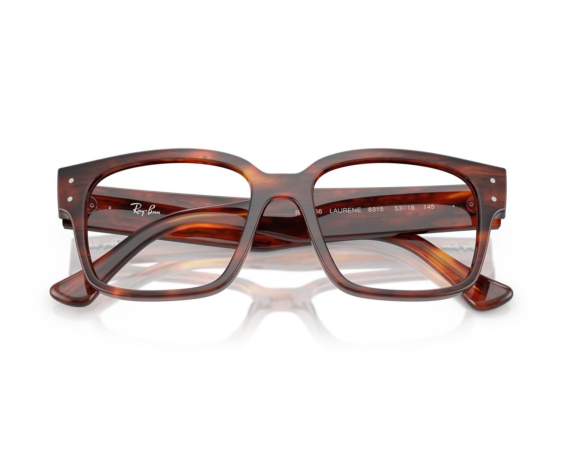 Ray-Ban RX7256 8315 53-18 Marron  vue 360 degr&eacute;s 3