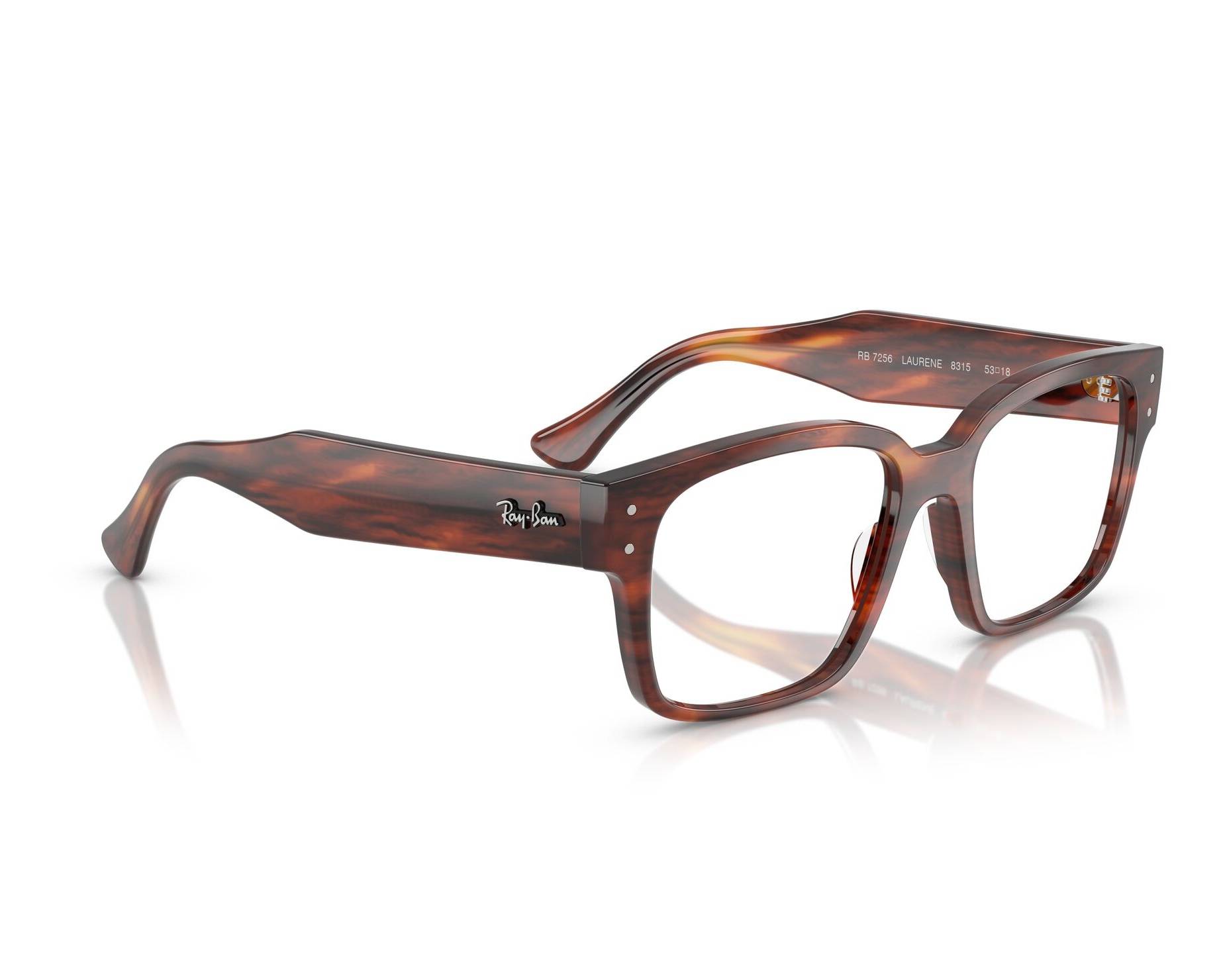 Ray-Ban RX7256 8315 53-18 Marron  vue 360 degr&eacute;s 8