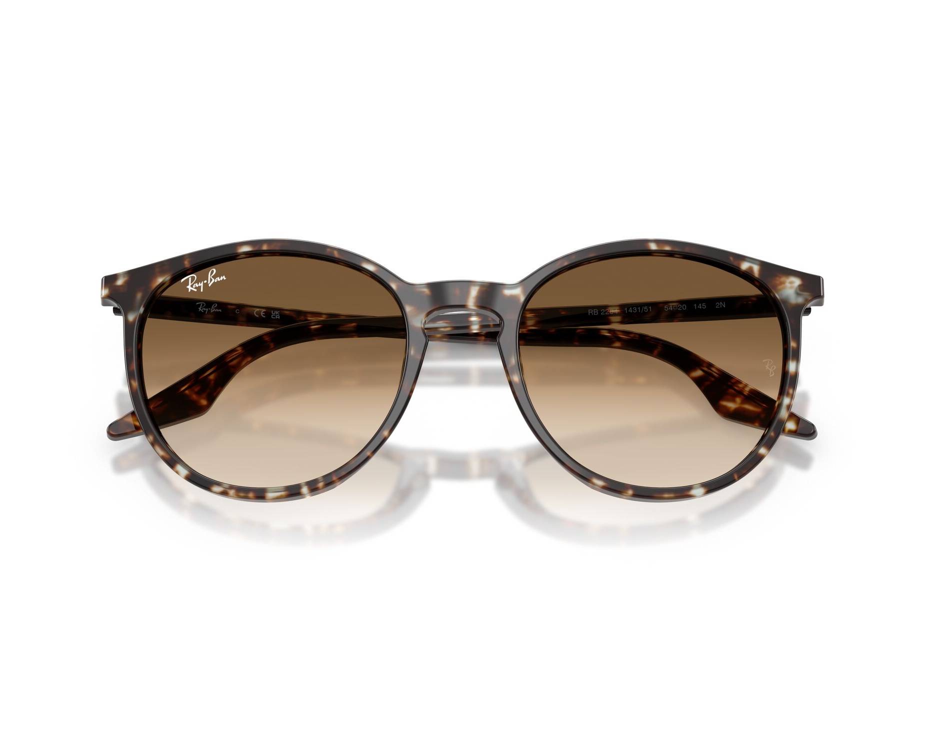 Ray-Ban RB2204 143151 51-20 Yellow  vue 360 degr&eacute;s 4