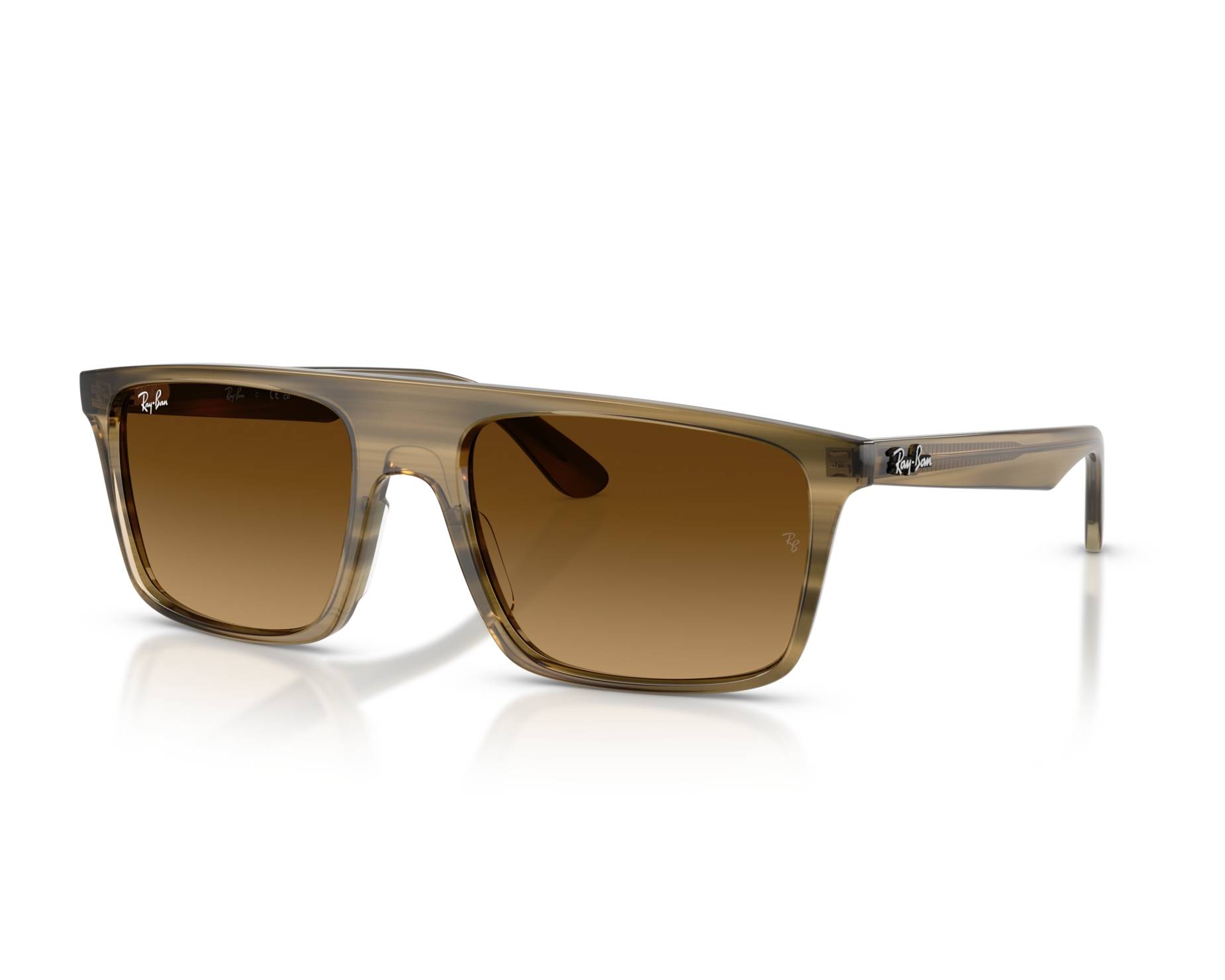 Ray-Ban RB2222 143985 57-20 Vert  vue 360 degr&eacute;s 5