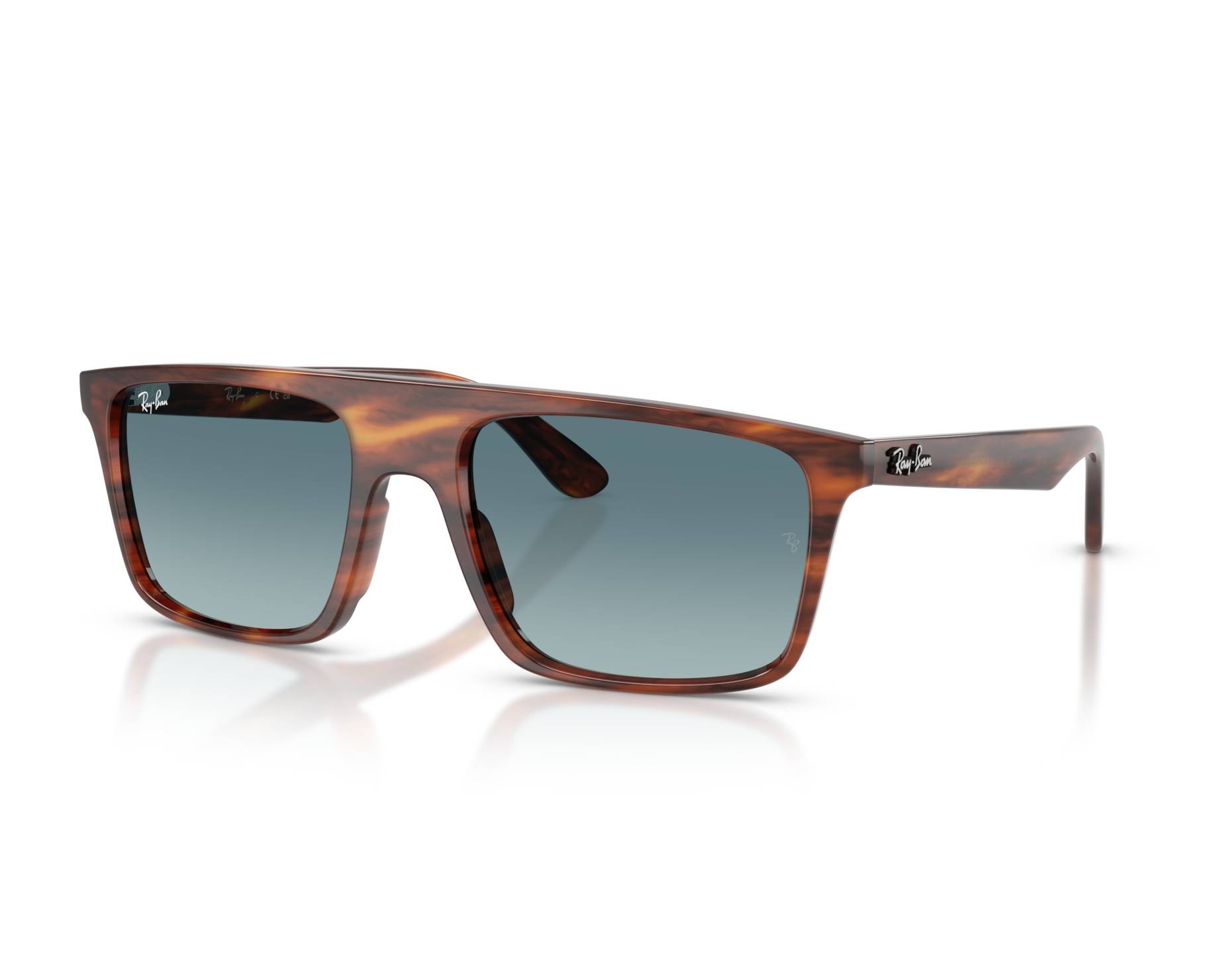 Ray-Ban RB2222 954/3M 57-20 Marron  vue 360 degr&eacute;s 4