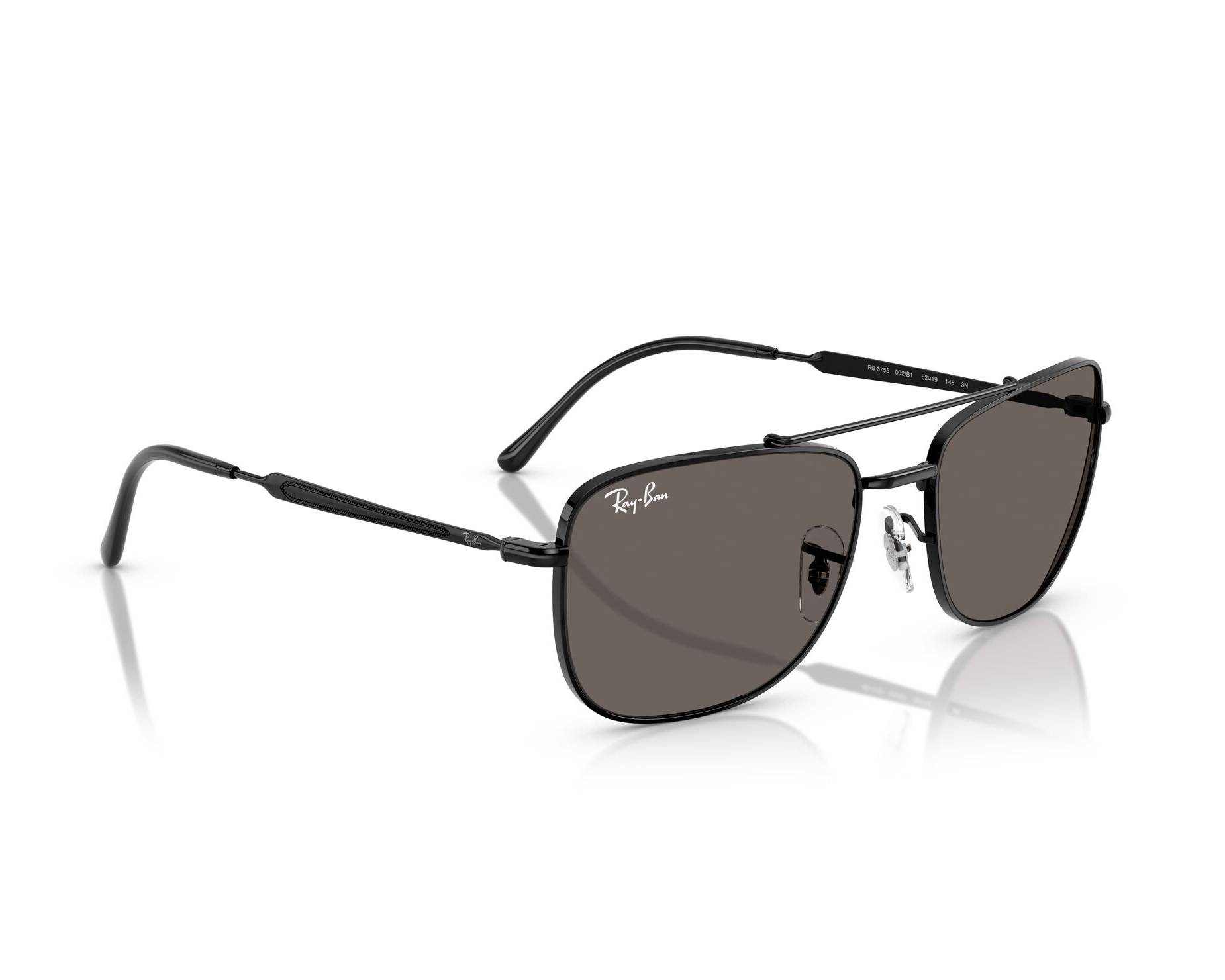 Ray-Ban RB3755 002/B1 59-19 Noir  vue 360 degr&eacute;s 8