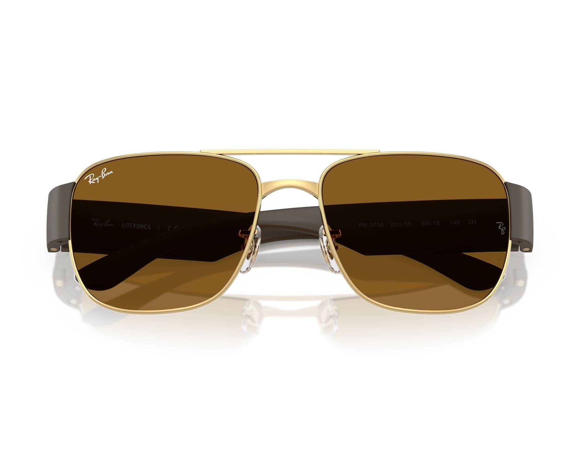 Ray-Ban RB3756 001/33 59-18 Or  vue 360 degr&eacute;s 2