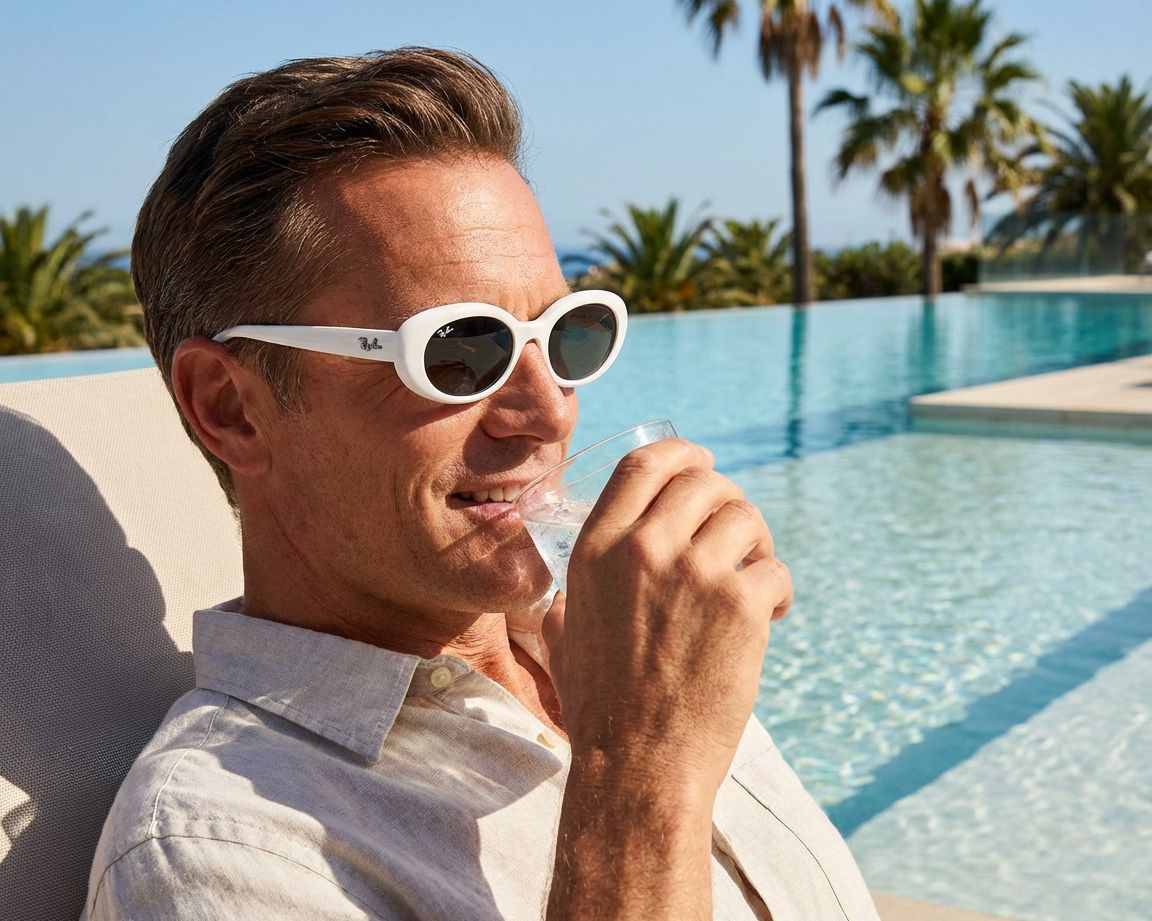 Ray-Ban RB4441D 677287 53-21 Blanc  vue 360 degr&eacute;s 10