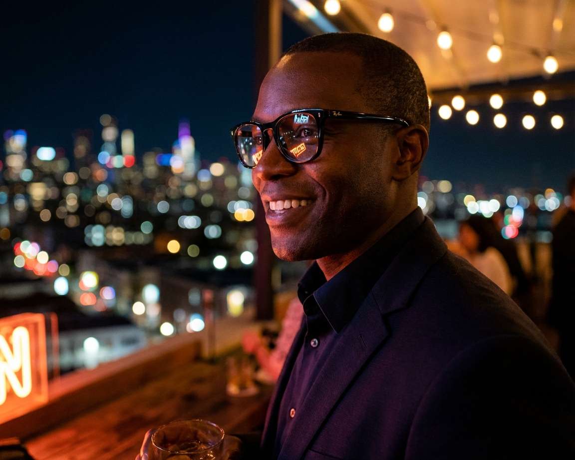 Ray-Ban RX2210V 2000 51-21 Noir  vue 360 degr&eacute;s 7