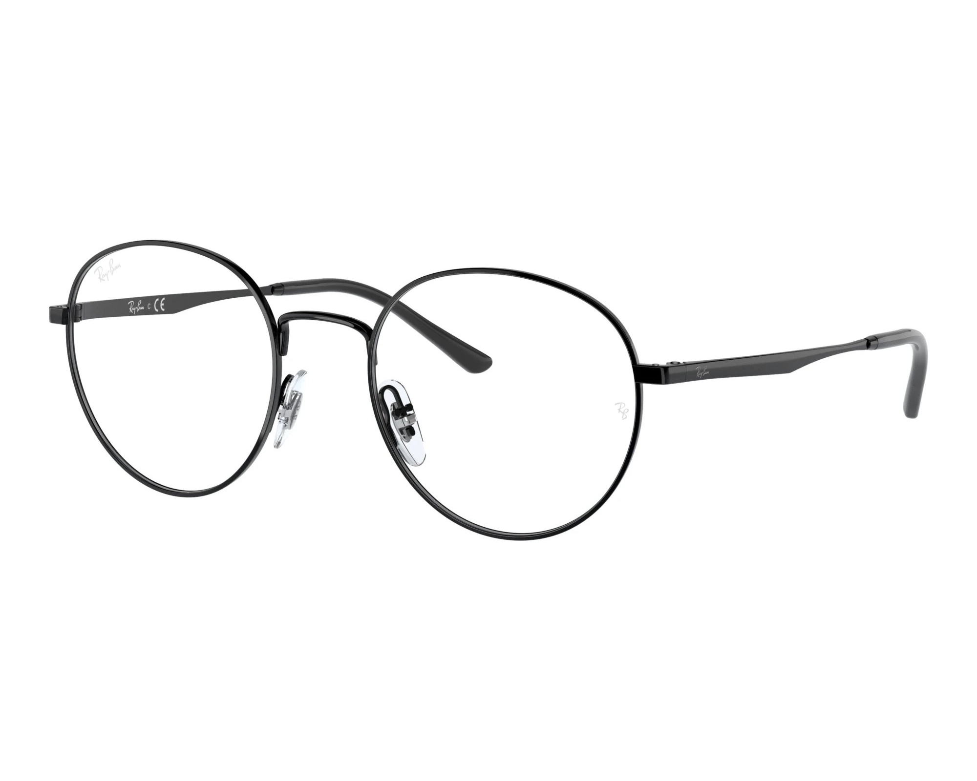 Ray-Ban RX3681V 2509 48-20 Noir  vue de face