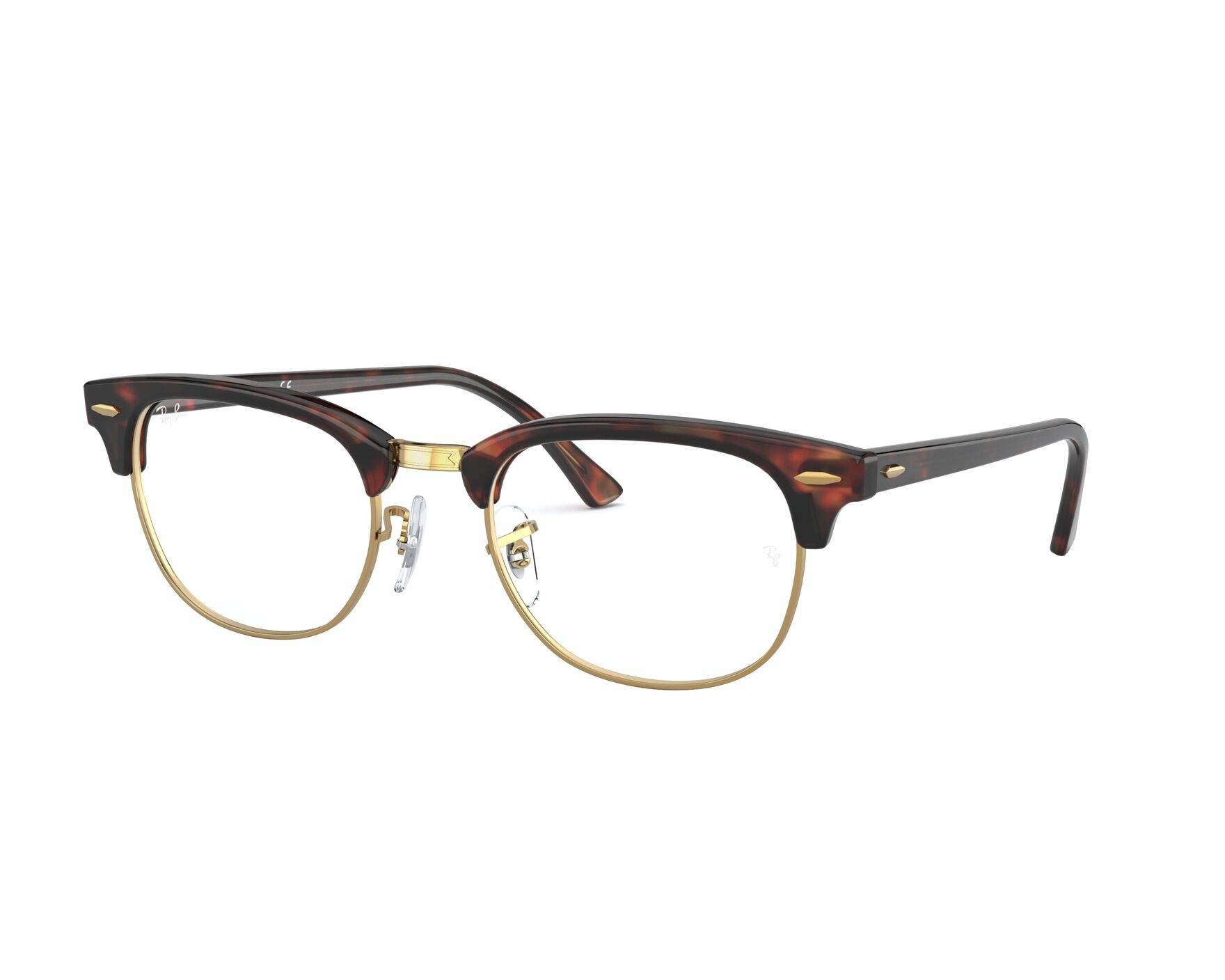 Ray-Ban RX-5154 8058 - Havane Or vue 360 degr&eacute;s 2
