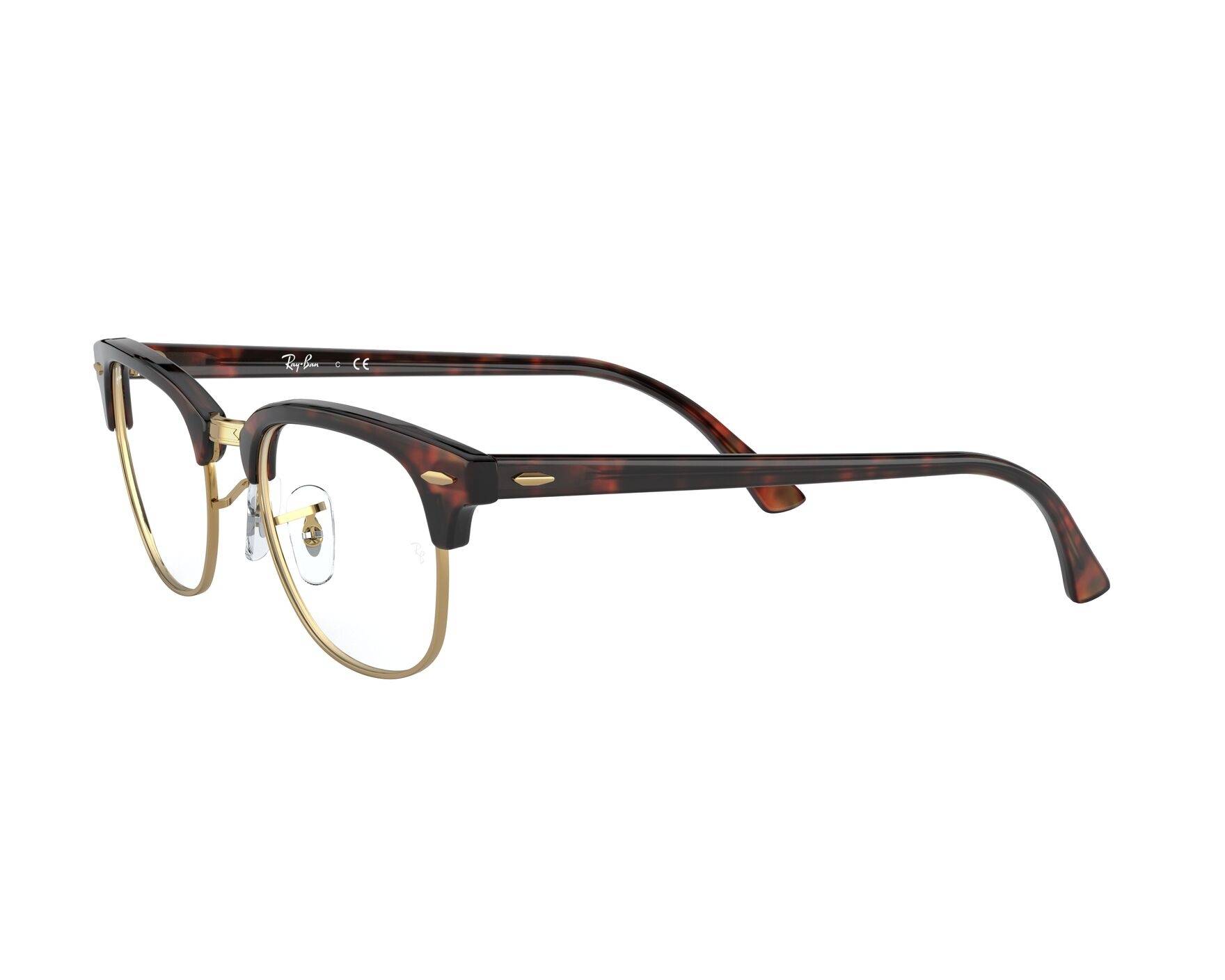 Ray-Ban RX-5154 8058 - Havane Or vue 360 degr&eacute;s 3