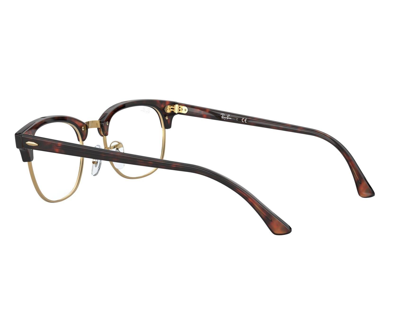 Ray-Ban RX-5154 8058 - Havane Or vue 360 degr&eacute;s 5