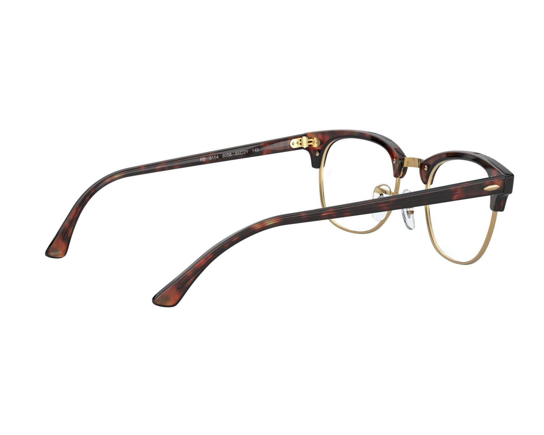 Ray-Ban RX-5154 8058 - Havane Or vue 360 degr&eacute;s 9