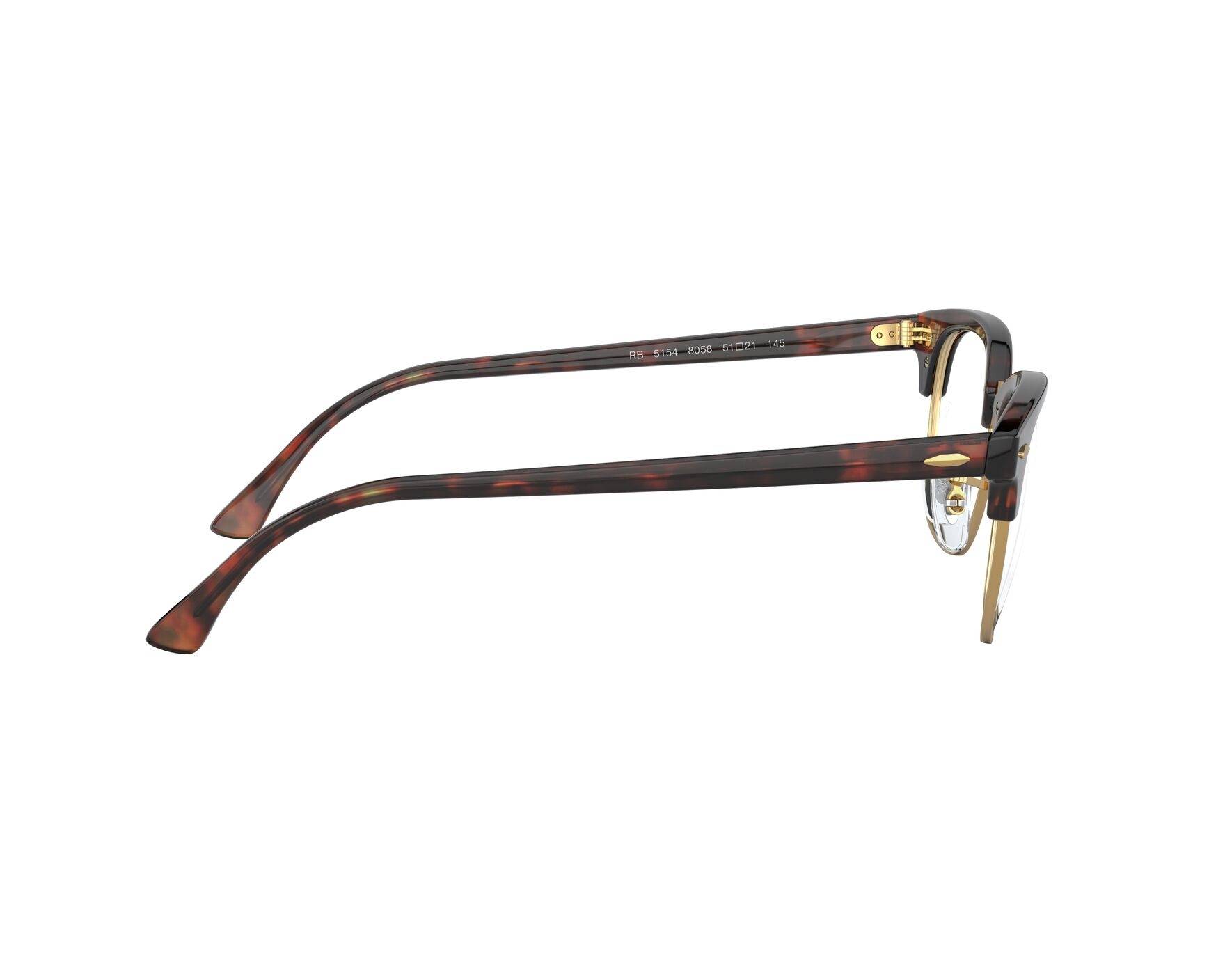 Ray-Ban RX-5154 8058 - Havane Or vue 360 degr&eacute;s 10