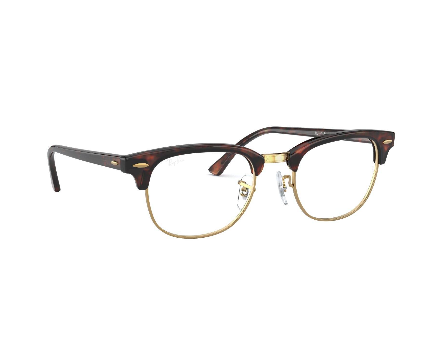 Ray-Ban RX-5154 8058 - Havane Or vue 360 degr&eacute;s 12