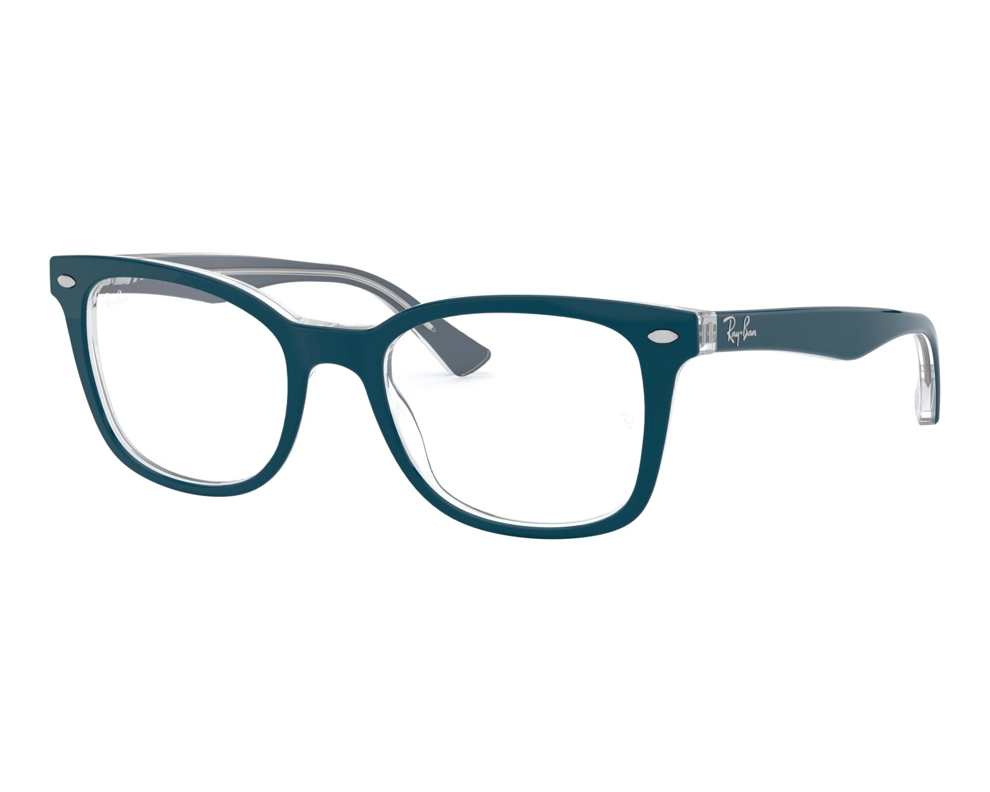 Ray-Ban RX5285 5763 53-19 Bleu  vue de face