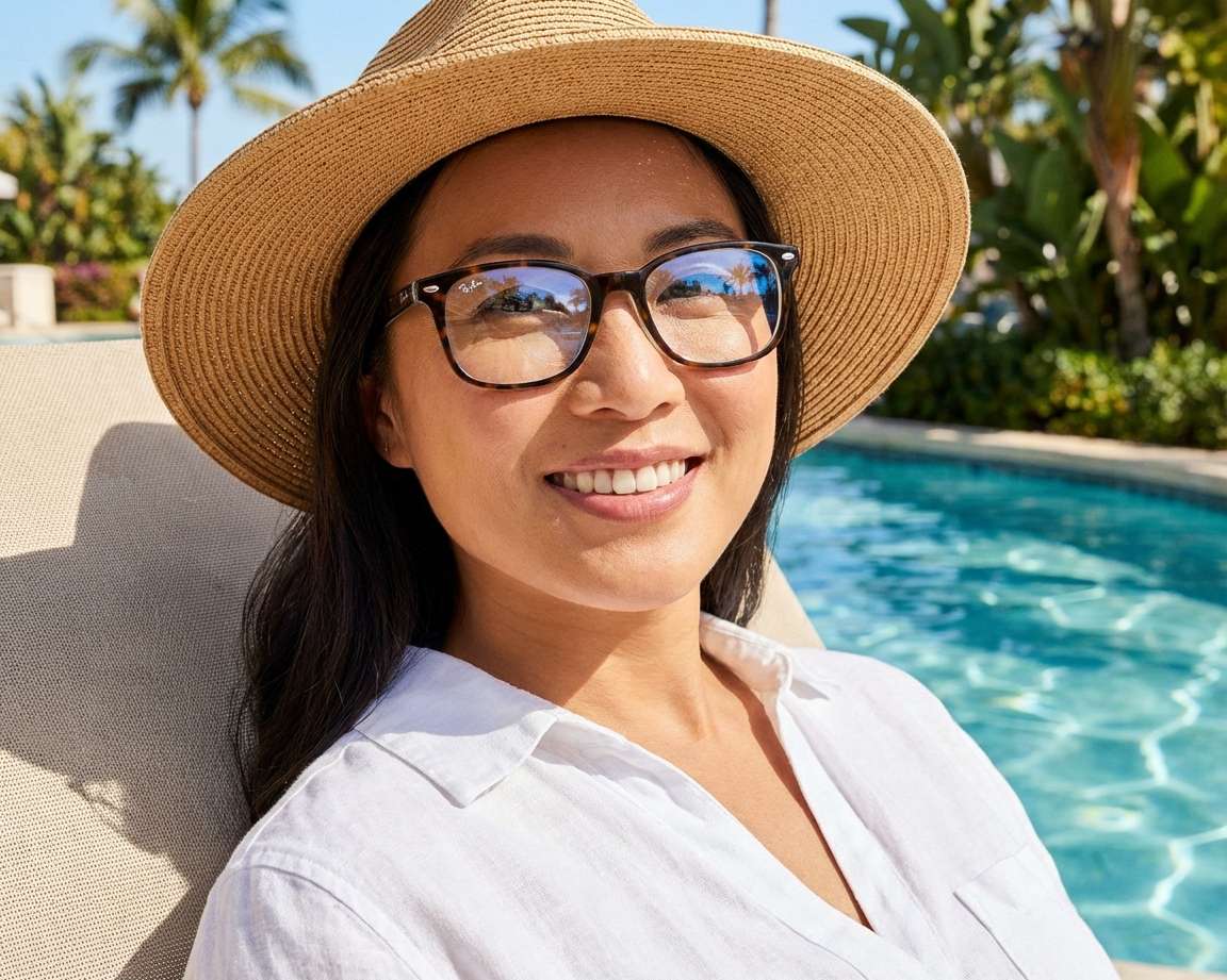 Ray-Ban RX5375 5883 51-18 Marron  vue 360 degr&eacute;s 13