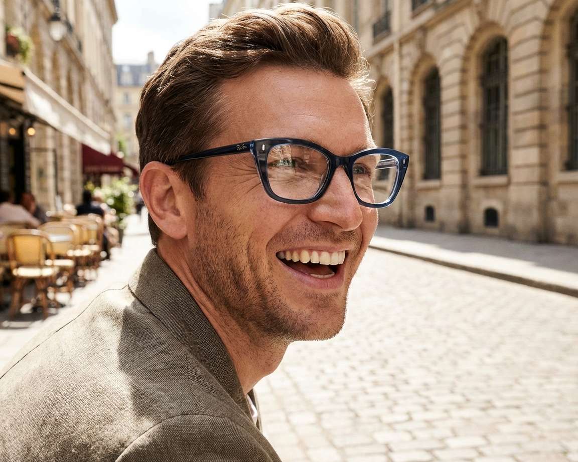 Ray-Ban RX5433 8324 50-19 Blue  vue 360 degr&eacute;s 8