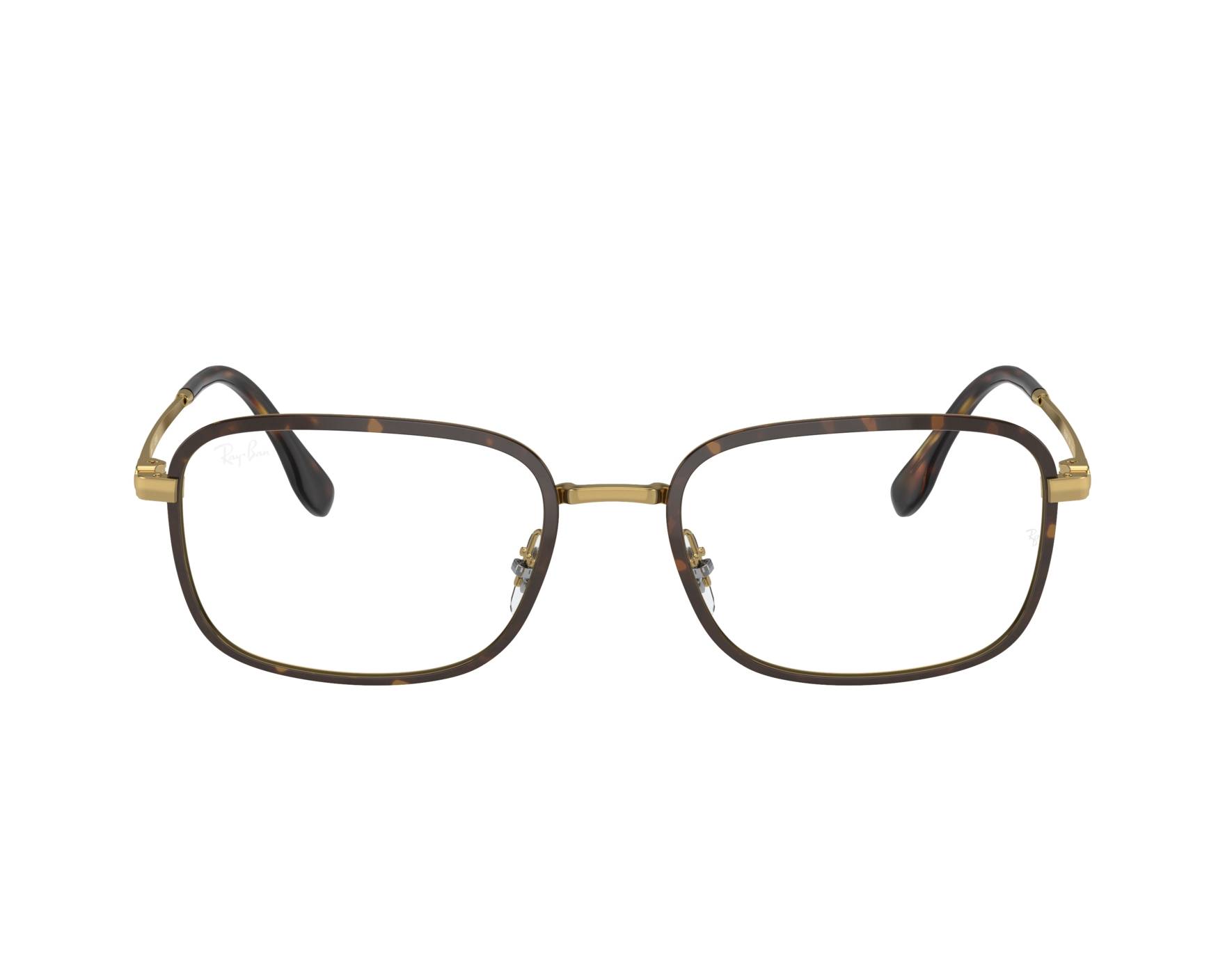 Ray-Ban RX6495 2945 54-19 Havane  vue 360 degr&eacute;s 1