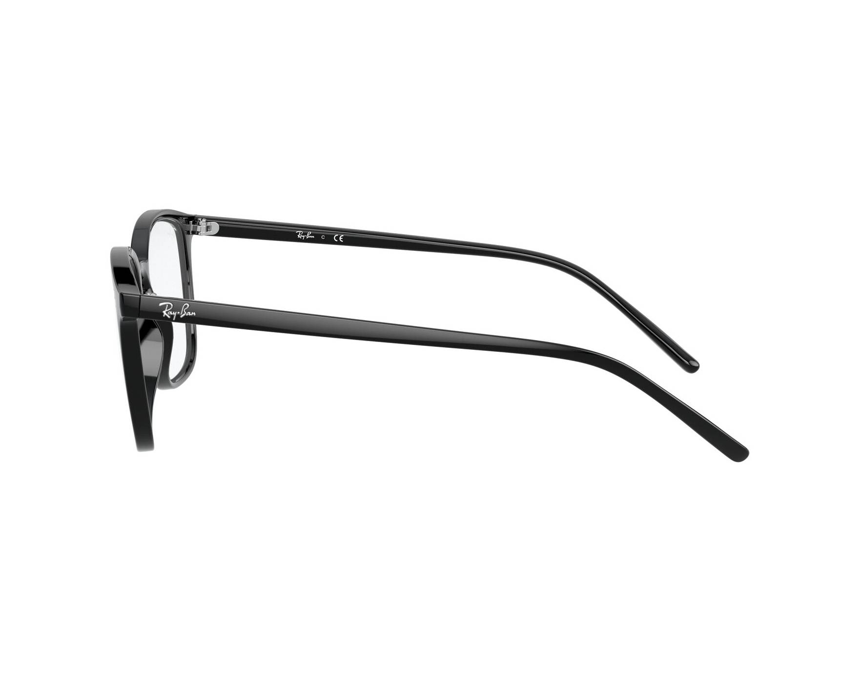 Ray-Ban RX-7185 2000 50-18 Noir  vue 360 degr&eacute;s 4