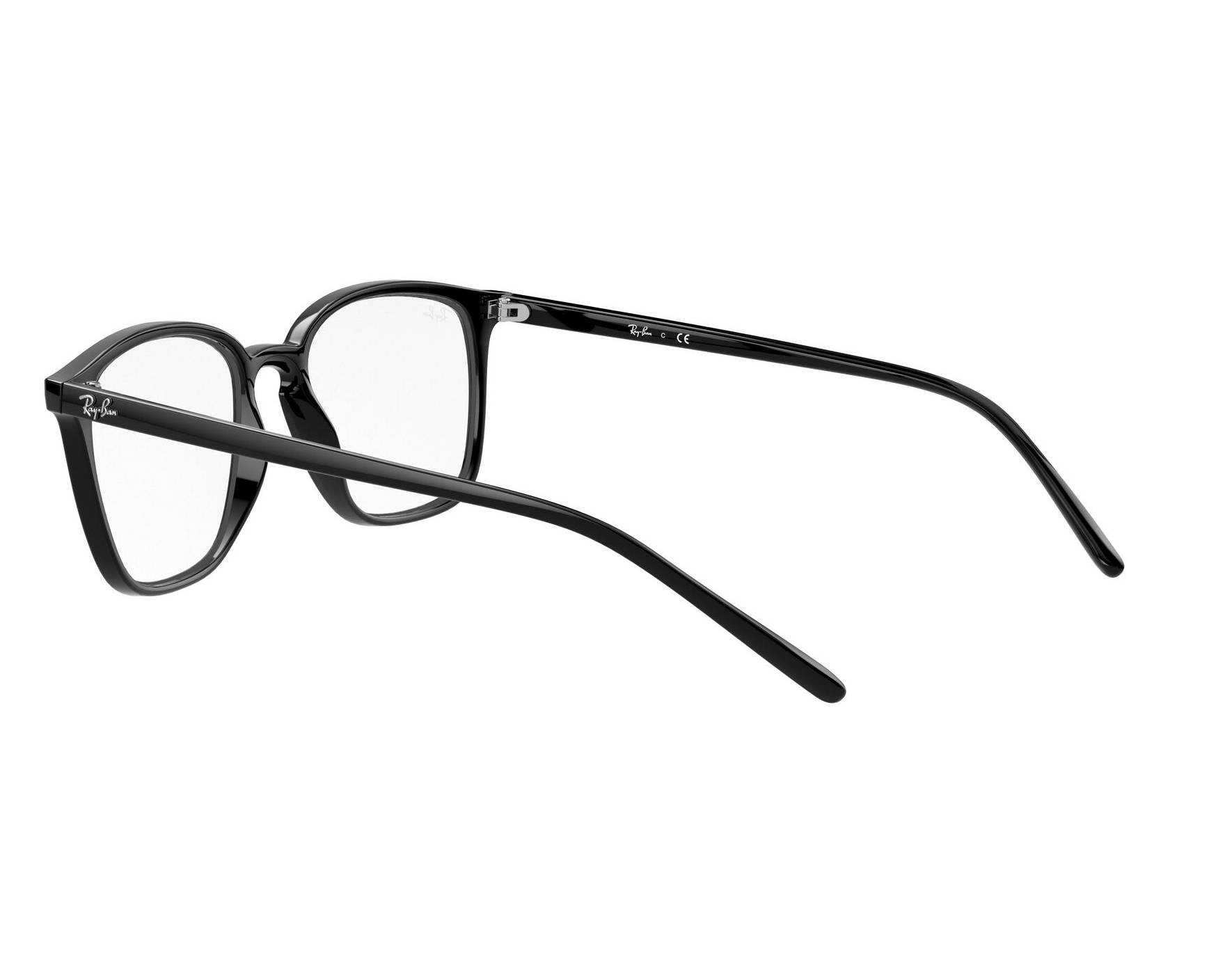 Ray-Ban RX-7185 2000 50-18 Noir  vue 360 degr&eacute;s 5