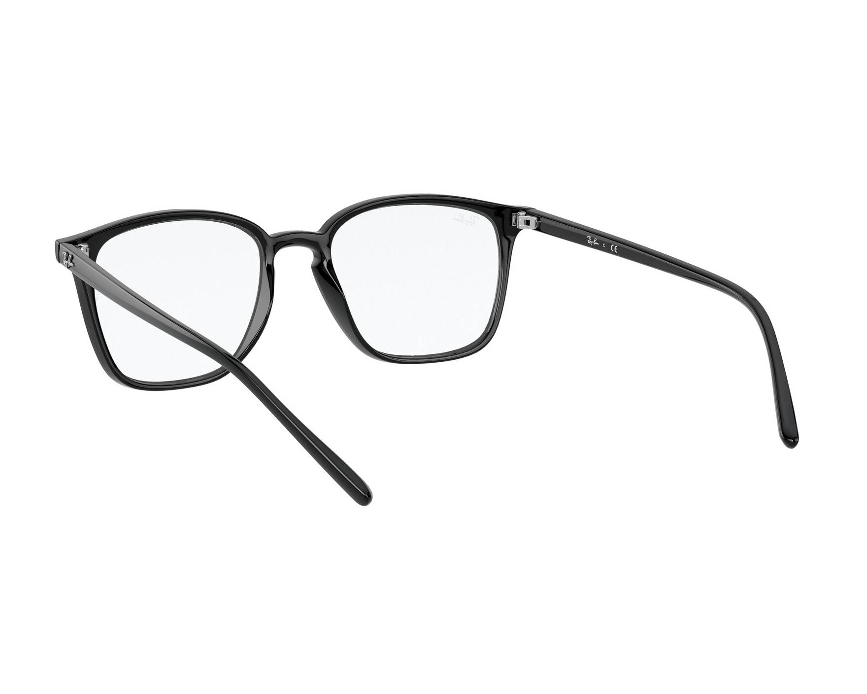 Ray-Ban RX-7185 2000 50-18 Noir  vue 360 degr&eacute;s 6