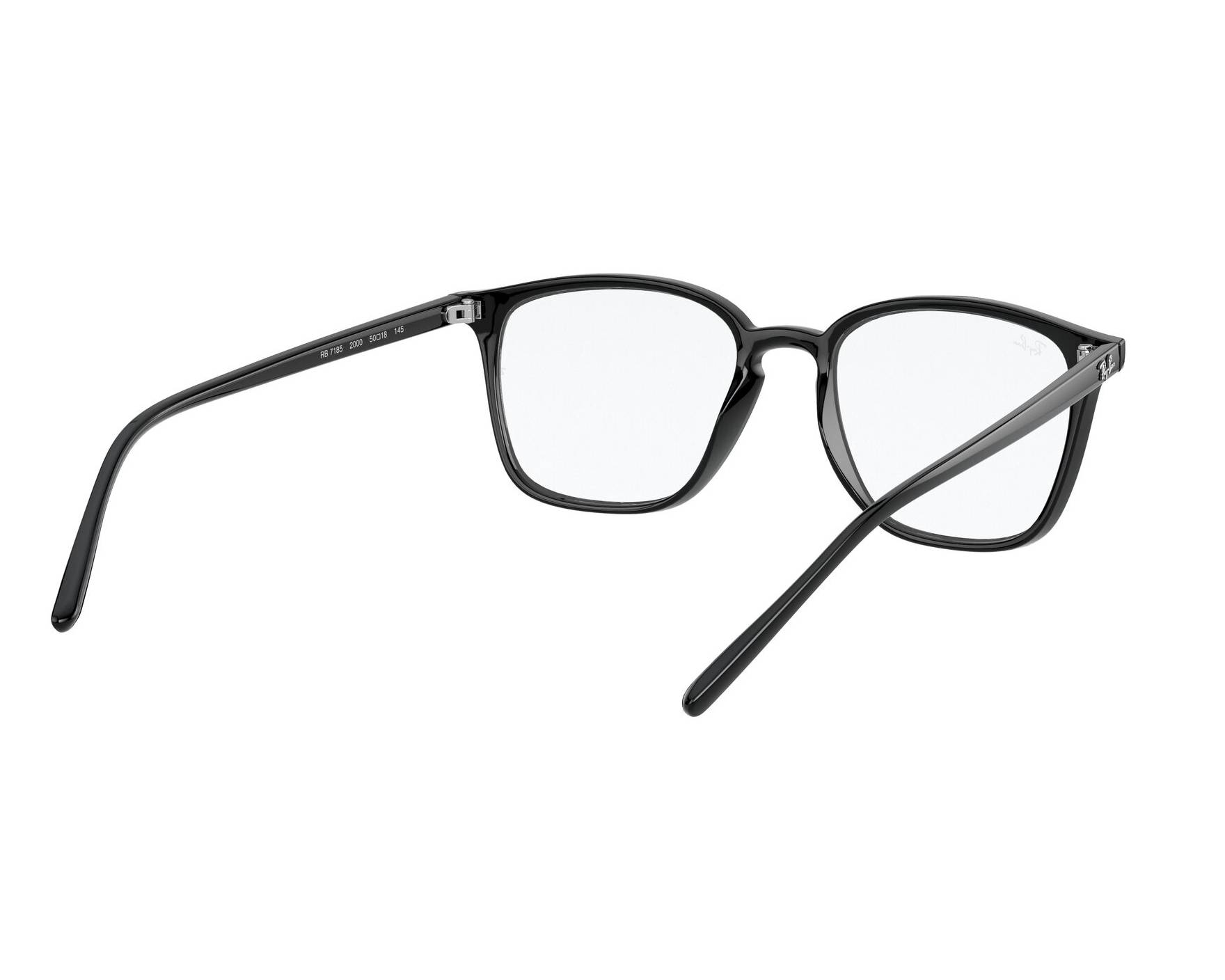 Ray-Ban RX-7185 2000 50-18 Noir  vue 360 degr&eacute;s 8