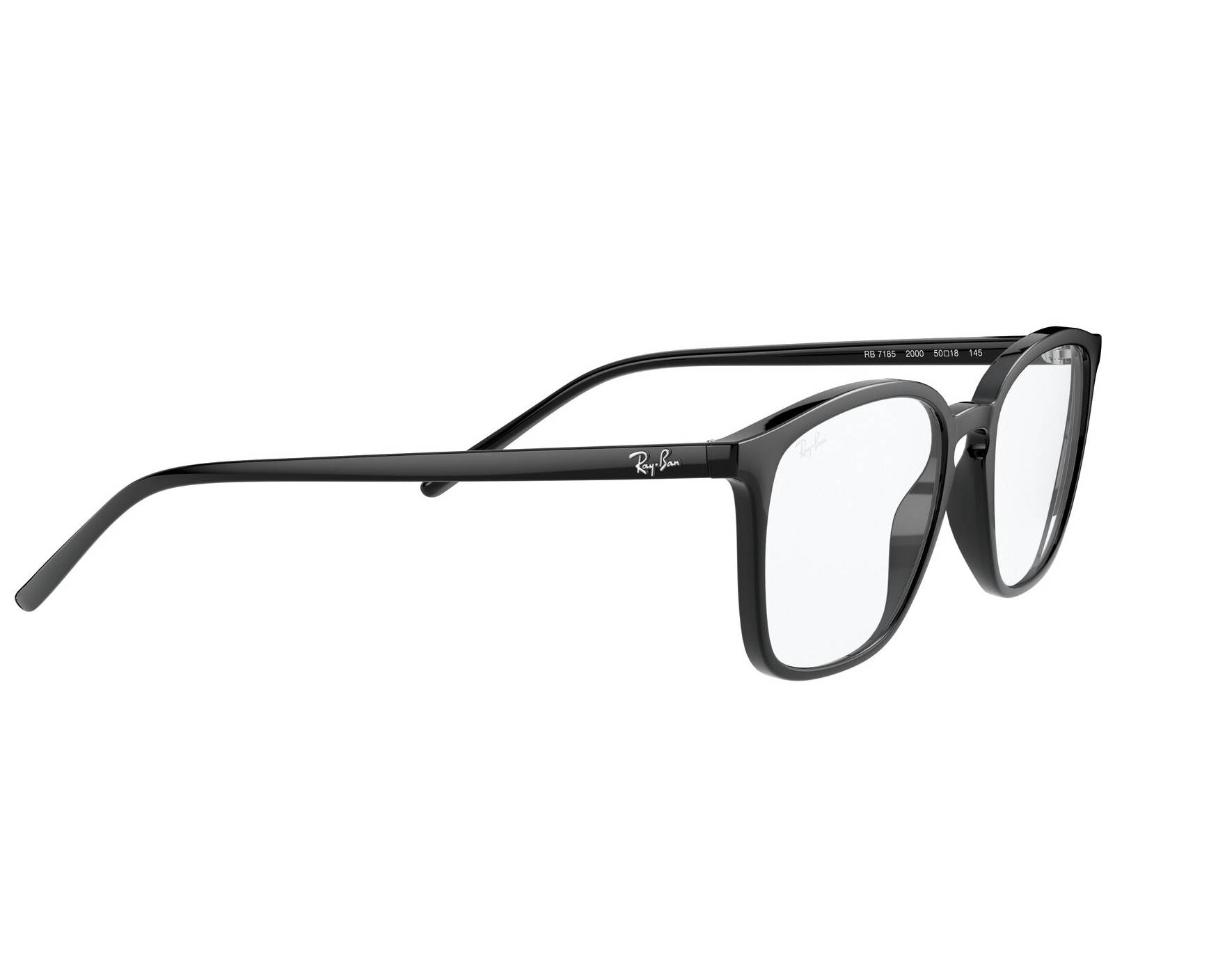Ray-Ban RX-7185 2000 50-18 Noir  vue 360 degr&eacute;s 11