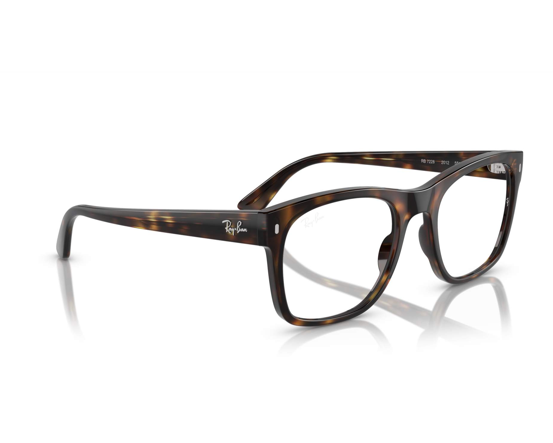 Ray-Ban RX7228 2012 - Havane  vue 360 degr&eacute;s 4