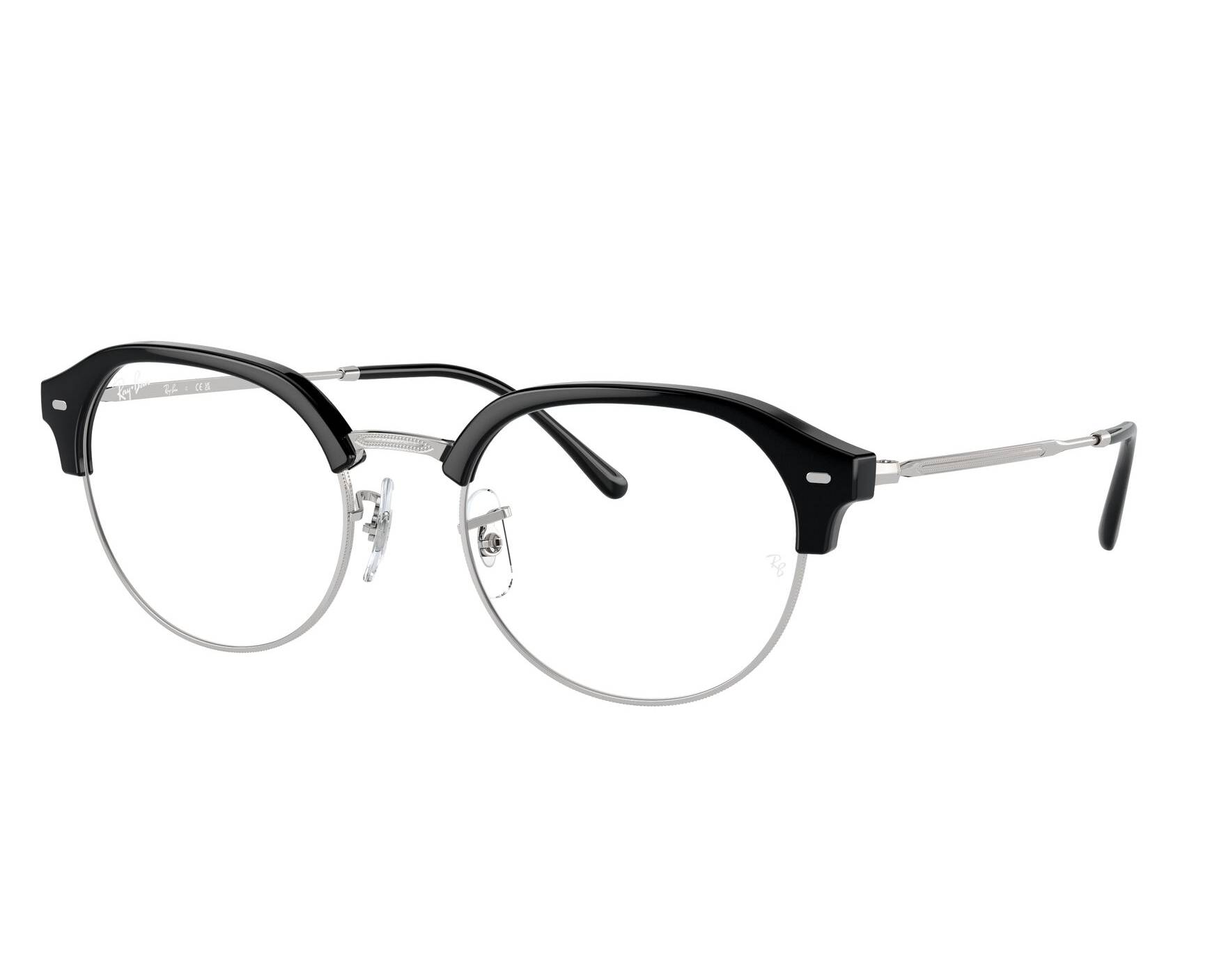Ray-Ban RX7229 2000 53-20 Noir  vue 360 degr&eacute;s 2