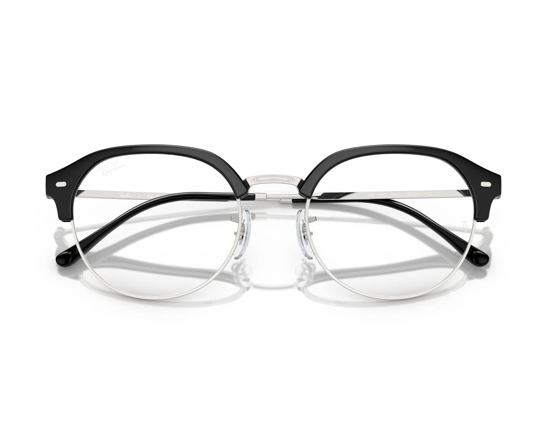 Ray-Ban RX7229 2000 53-20 Noir  vue 360 degr&eacute;s 5