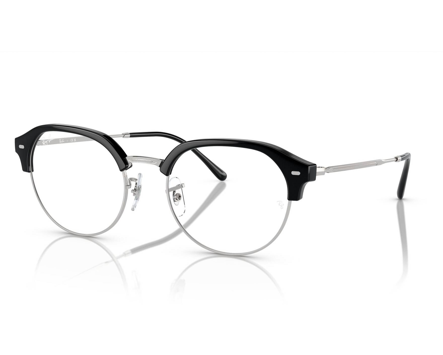 Ray-Ban RX7229 2000 53-20 Noir  vue 360 degr&eacute;s 8
