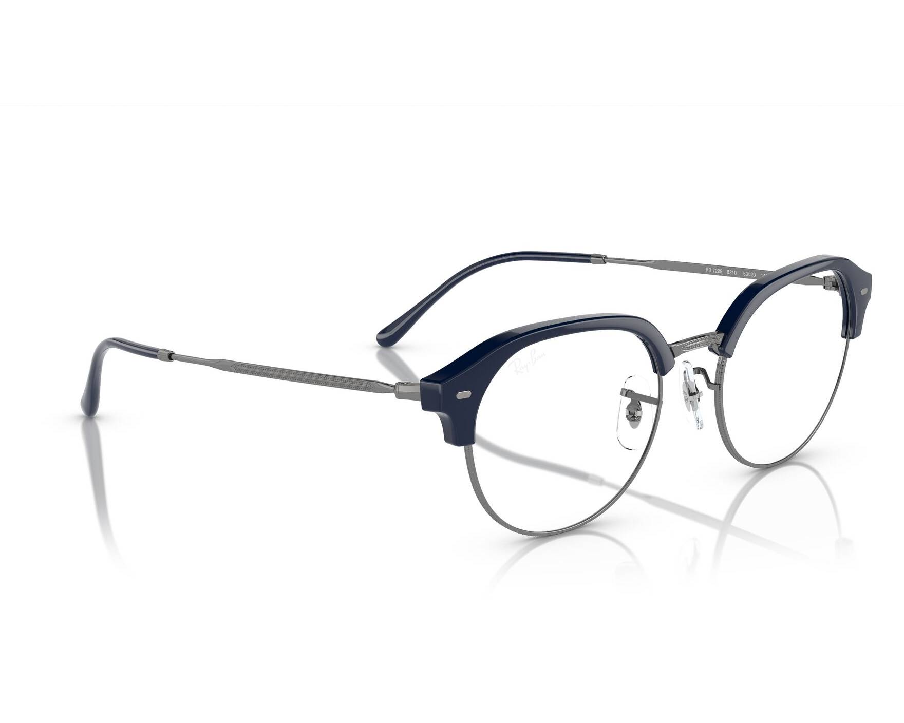 Ray-Ban RX7229 8210 53-20 Bleu  vue 360 degr&eacute;s 3