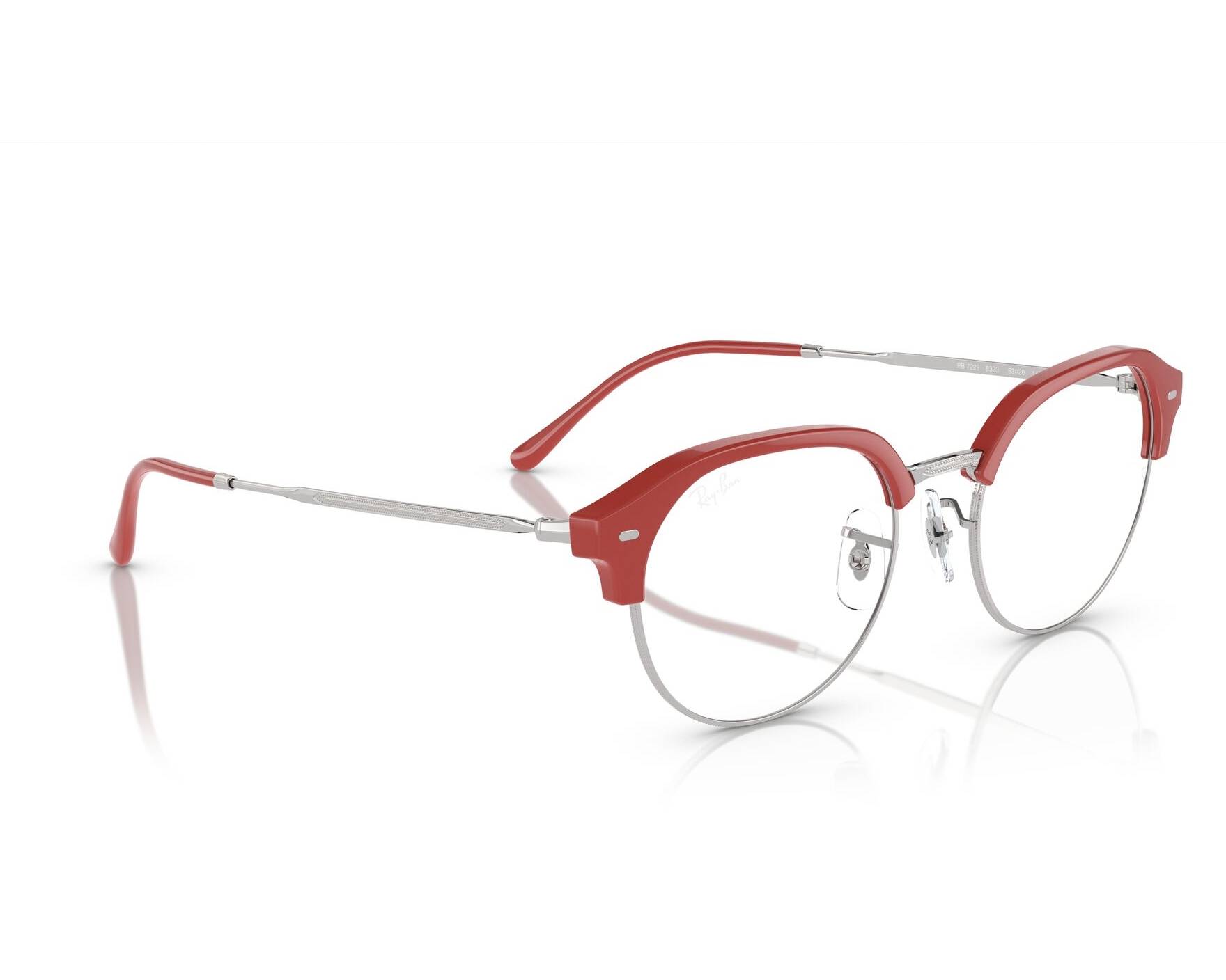 Ray-Ban RX7229 8323 53-20 Rouge  vue 360 degr&eacute;s 3
