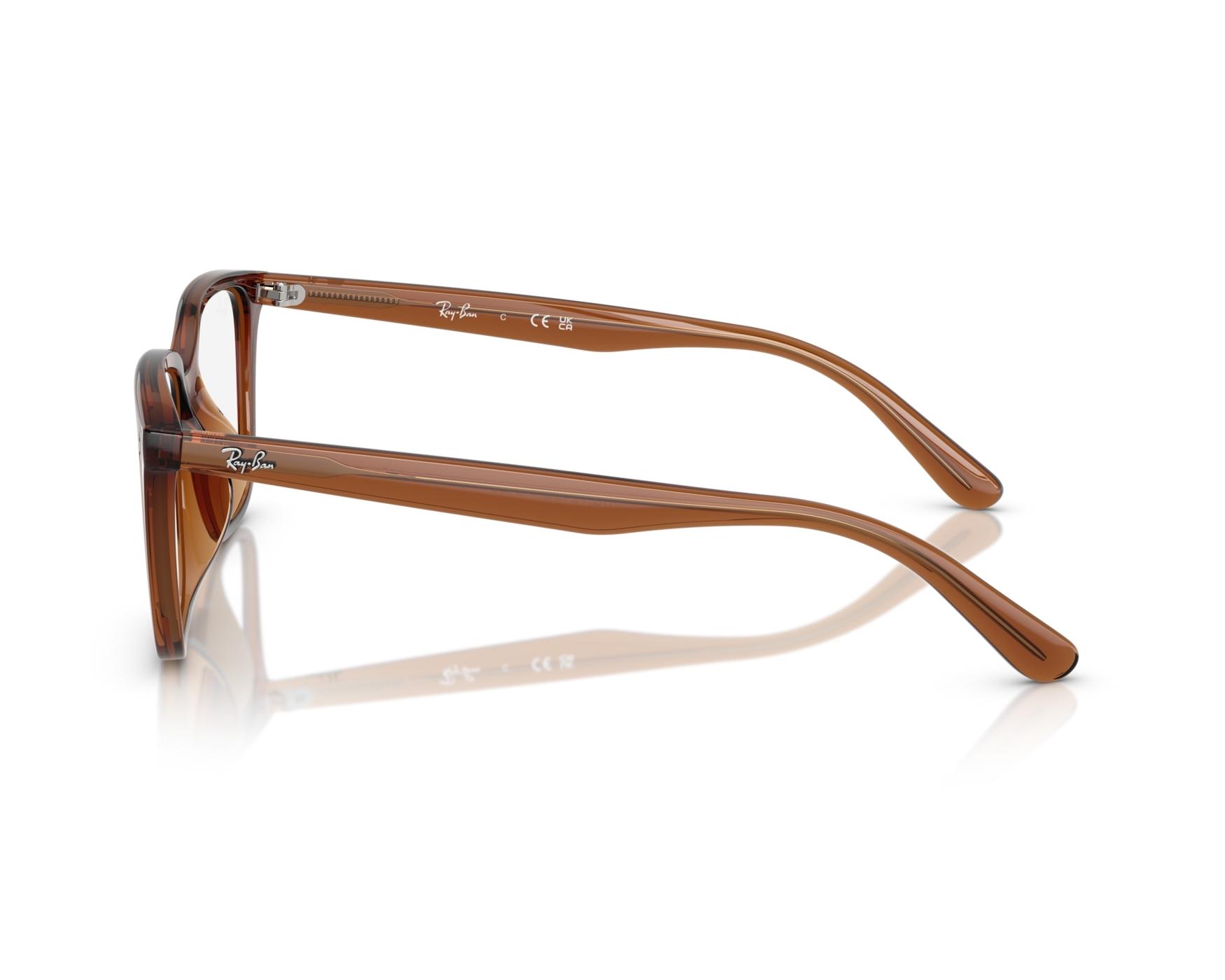 Ray-Ban RX7248D 8409 55-18 Marron  vue 360 degr&eacute;s 1
