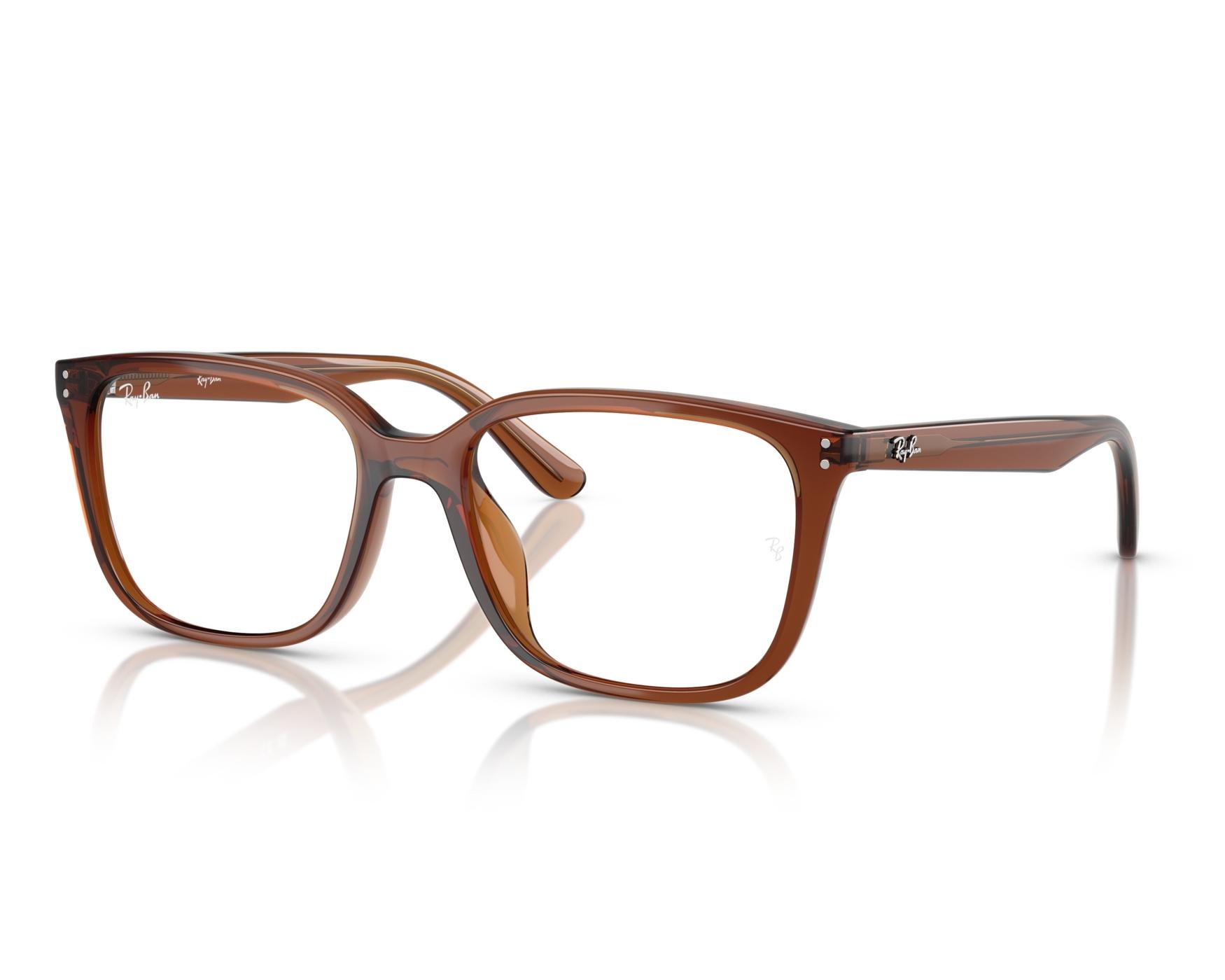 Ray-Ban RX7248D 8409 55-18 Marron  vue 360 degr&eacute;s 2