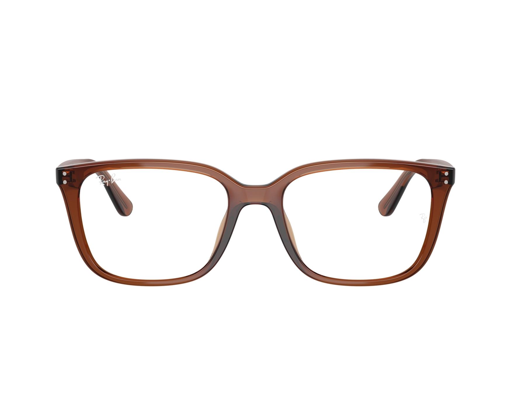 Ray-Ban RX7248D 8409 55-18 Marron  vue 360 degr&eacute;s 4