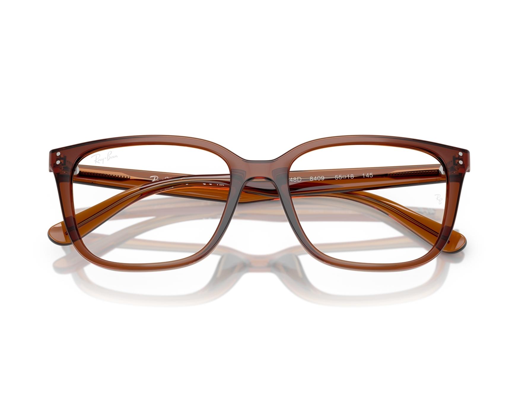 Ray-Ban RX7248D 8409 55-18 Marron  vue 360 degr&eacute;s 7