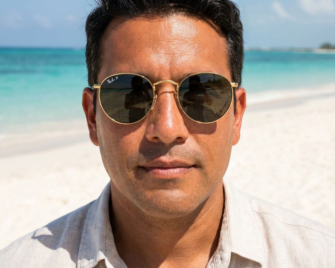 Ray-Ban RB3447 001/58 50-21 Or  vue 360 degr&eacute;s 14