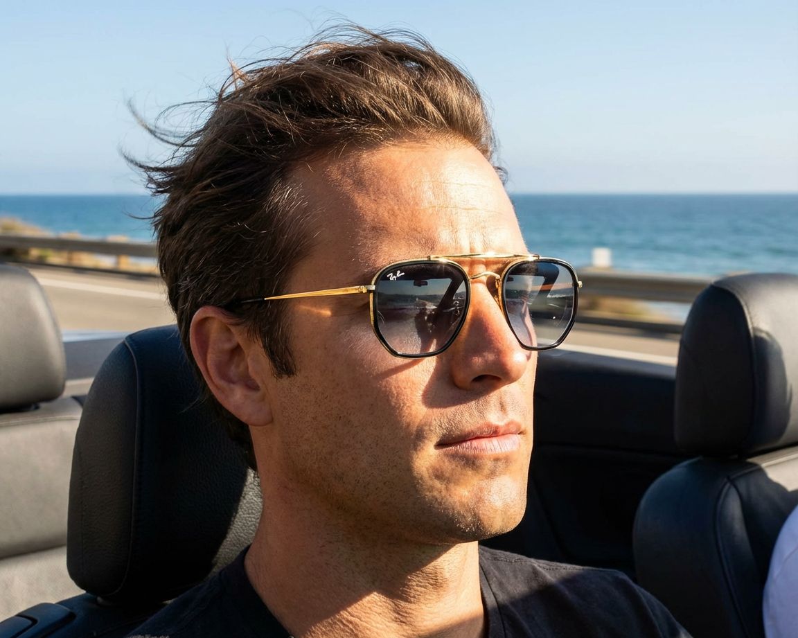 Ray-Ban RB3648M 91673F 52-23 Oro  vue 360 degr&eacute;s 15