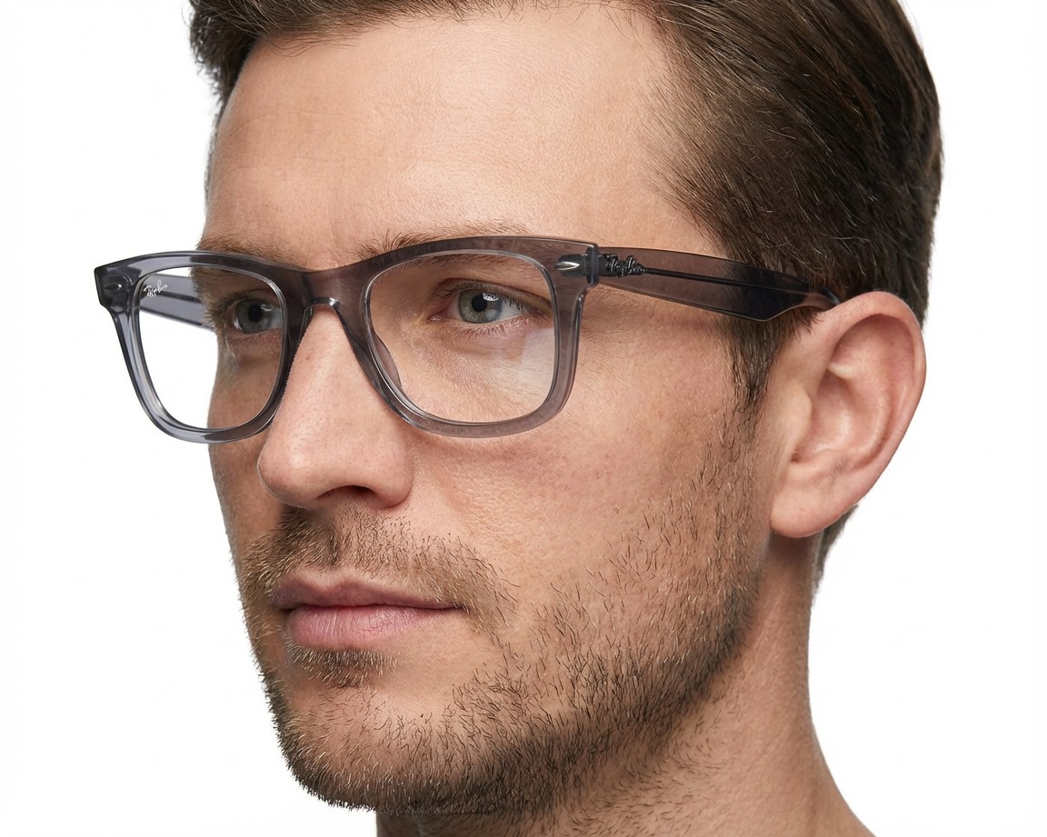 Ray-Ban RX4340V 8225 50-22 Gris  vue 360 degr&eacute;s 7